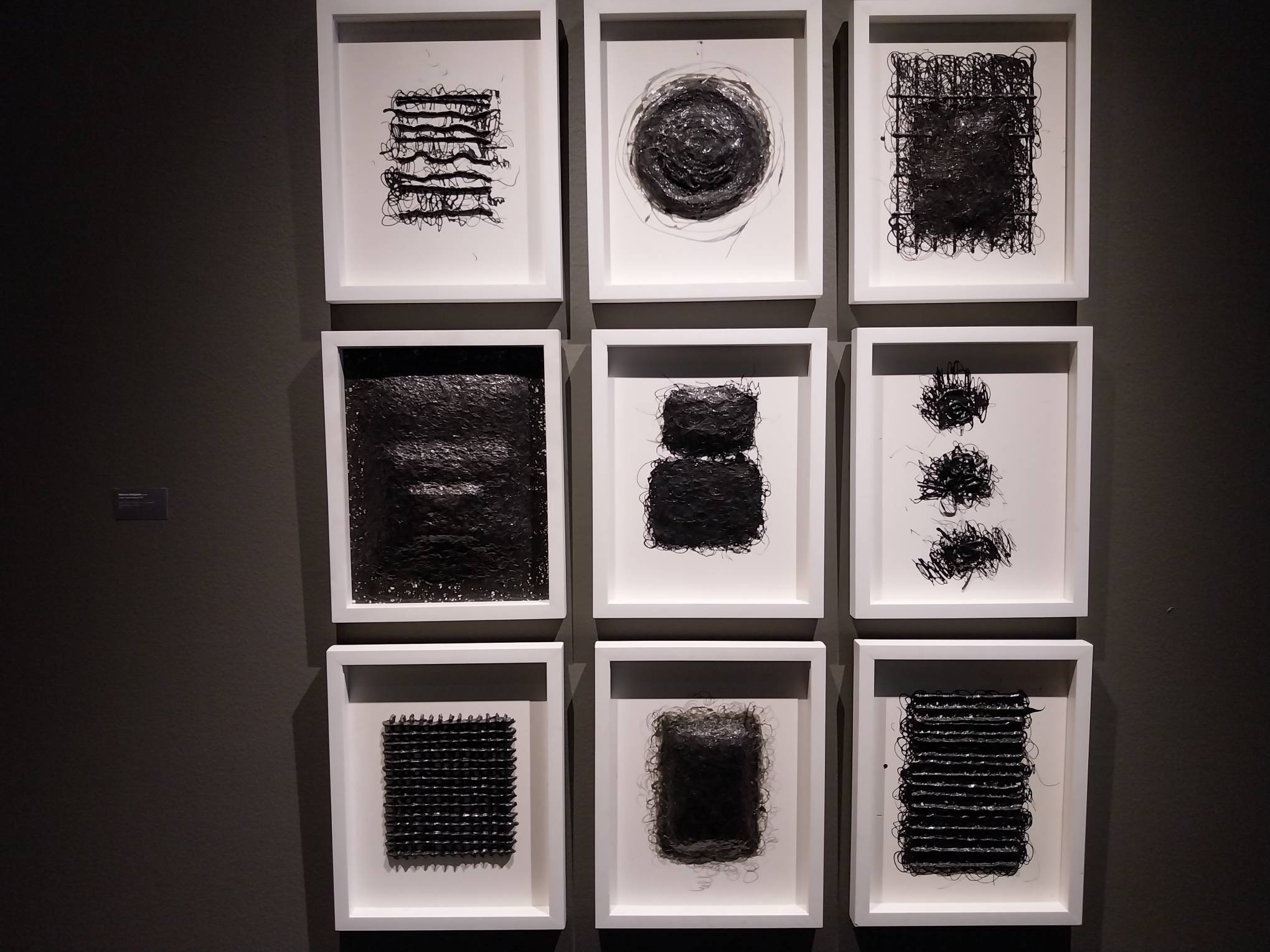 Monica Delgado’s "I used to hate drawing," shown for Artinformal's "Eclipse" exhibit. Photo by Elle Yap.
