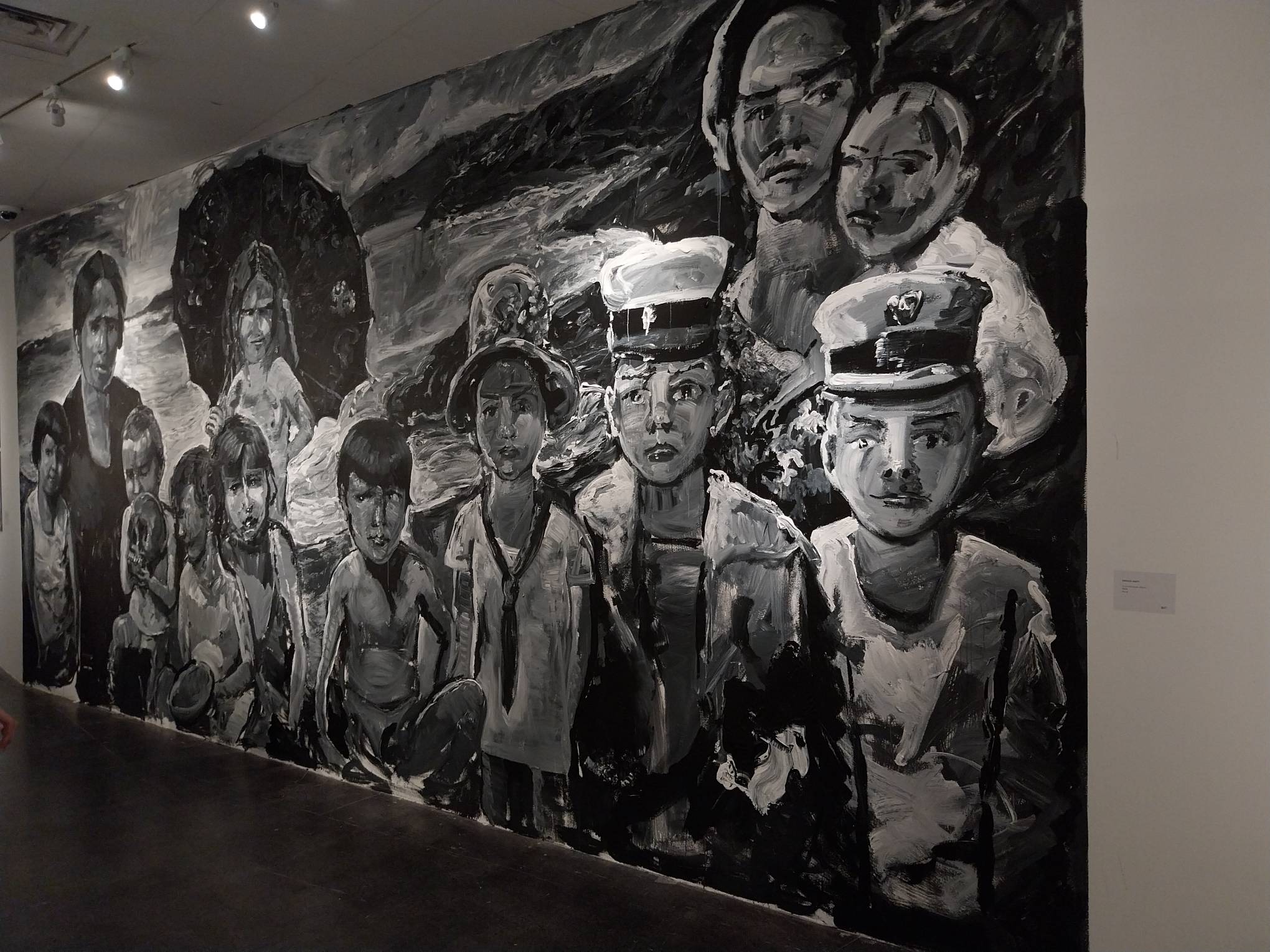 A mural by Enrique Marty made for "Project Belonging." Photo by Patricia Yap.