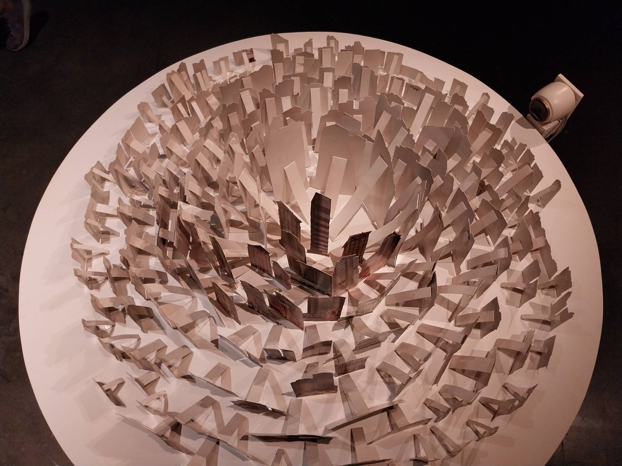 The aforementioned "Model City" for "Transitions and Continuity" in Ateneo Art Gallery. Photo by Patricia Yap.