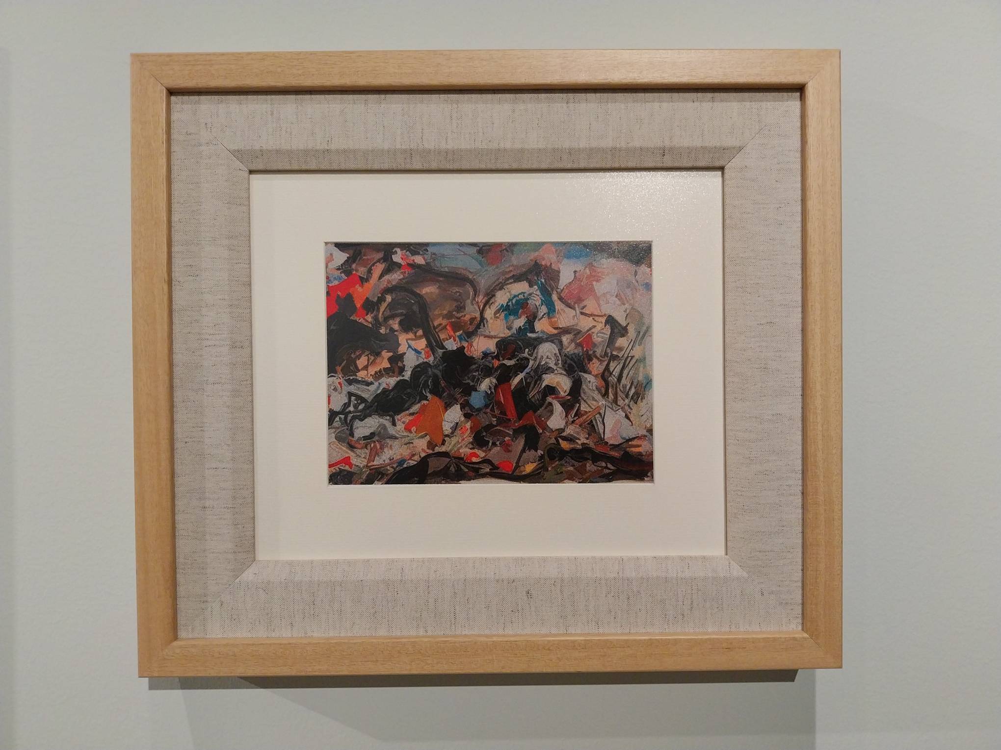 "Virtual Visual Catharsis I" by Buen Abrigo, made with generative AI. Photo by Elle Yap.