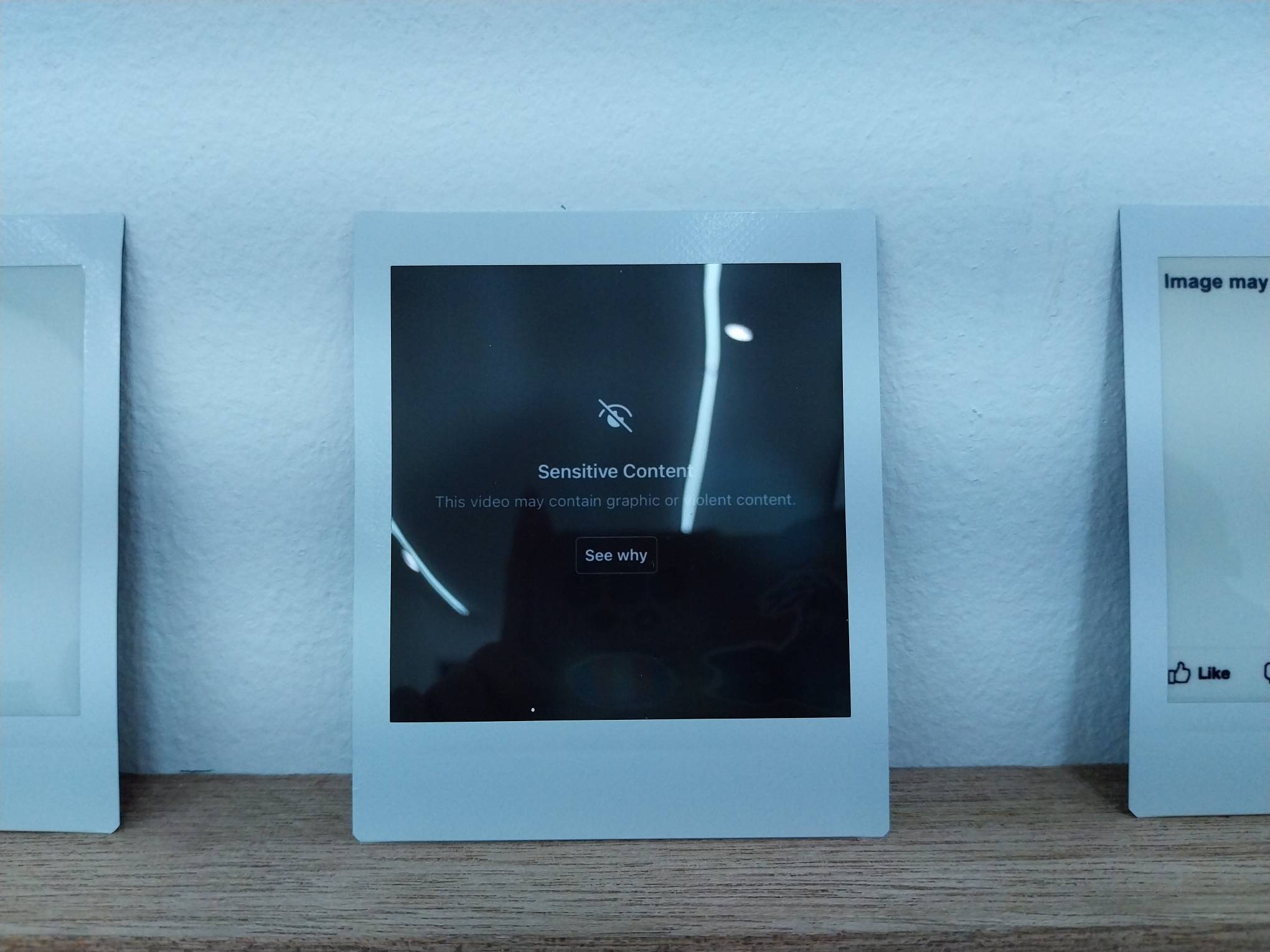 One of the Polaroids by MM YU. Photo by Elle Yap.