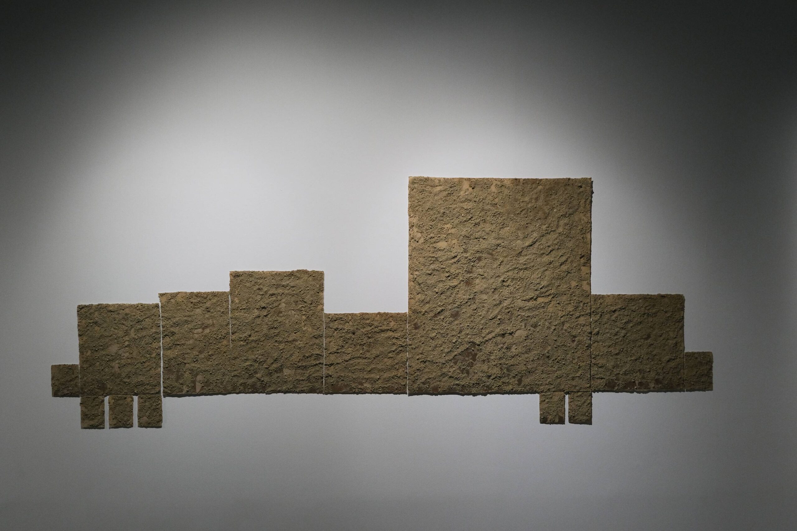 Paper work by Charles Lim Yi Yong in STPI. Photo by Ed Simon.