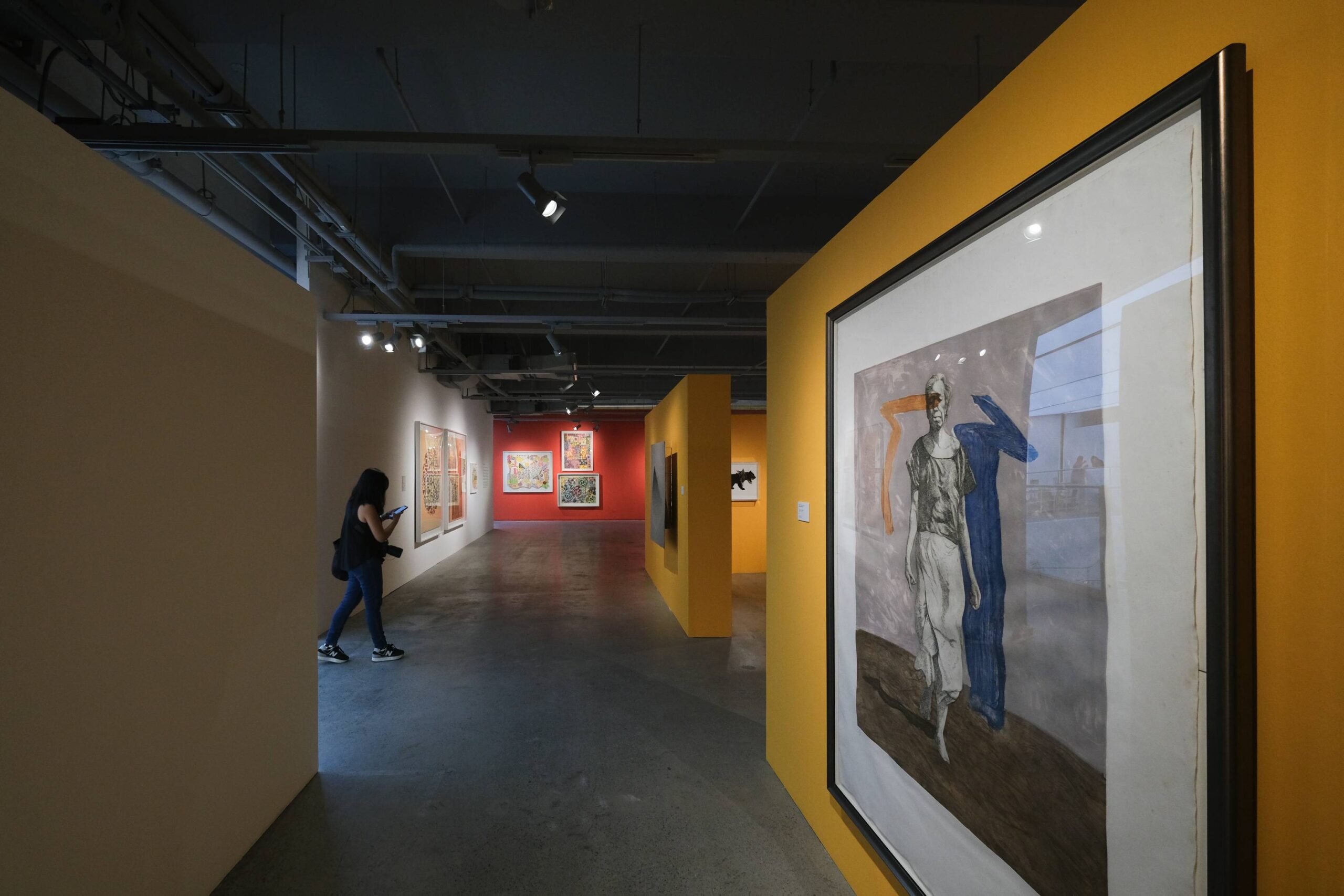 Entranceway to "Chances of Contact." Photo by Ed Simon.