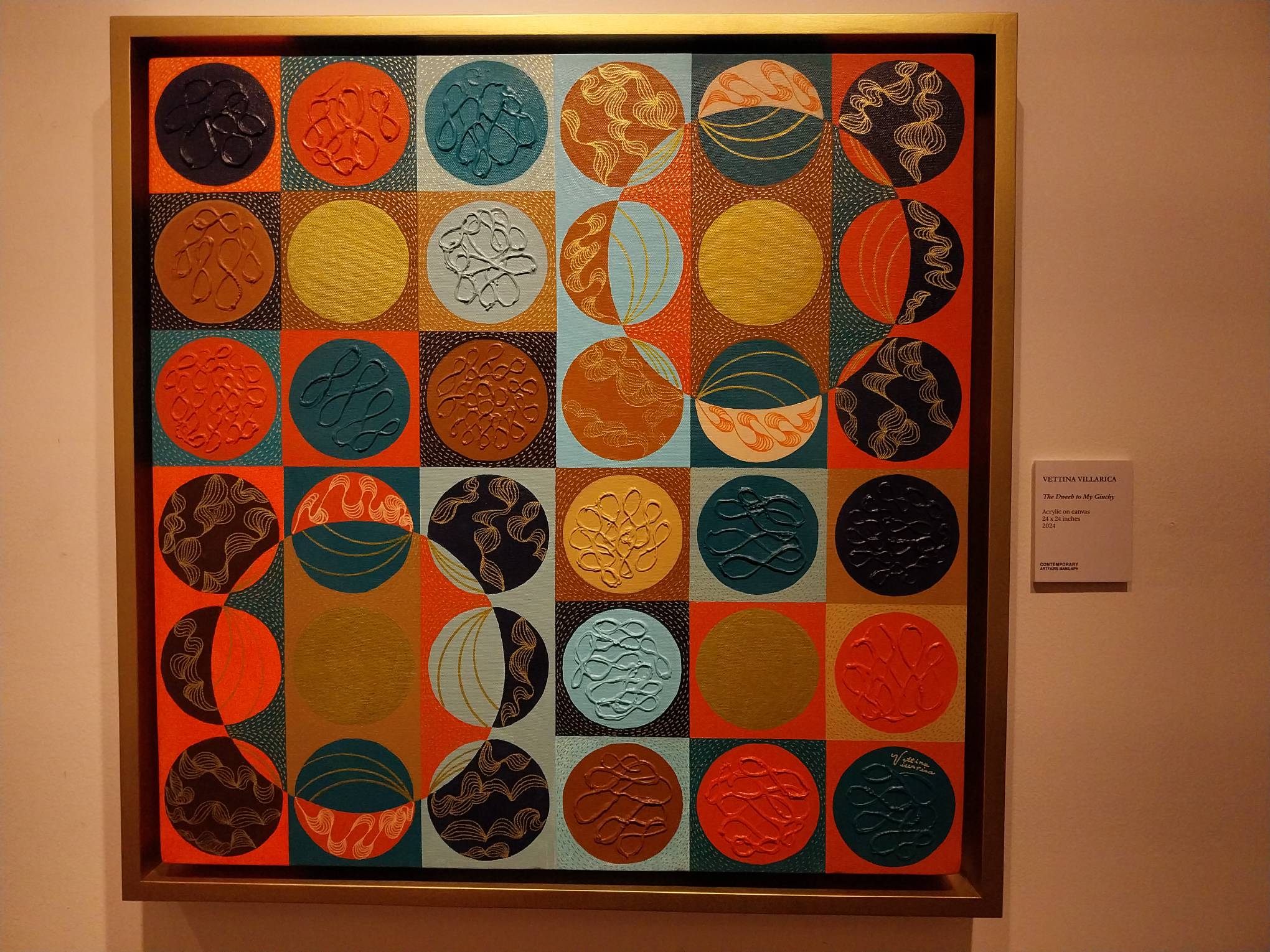 One of the artworks by Vettina Villarica for 