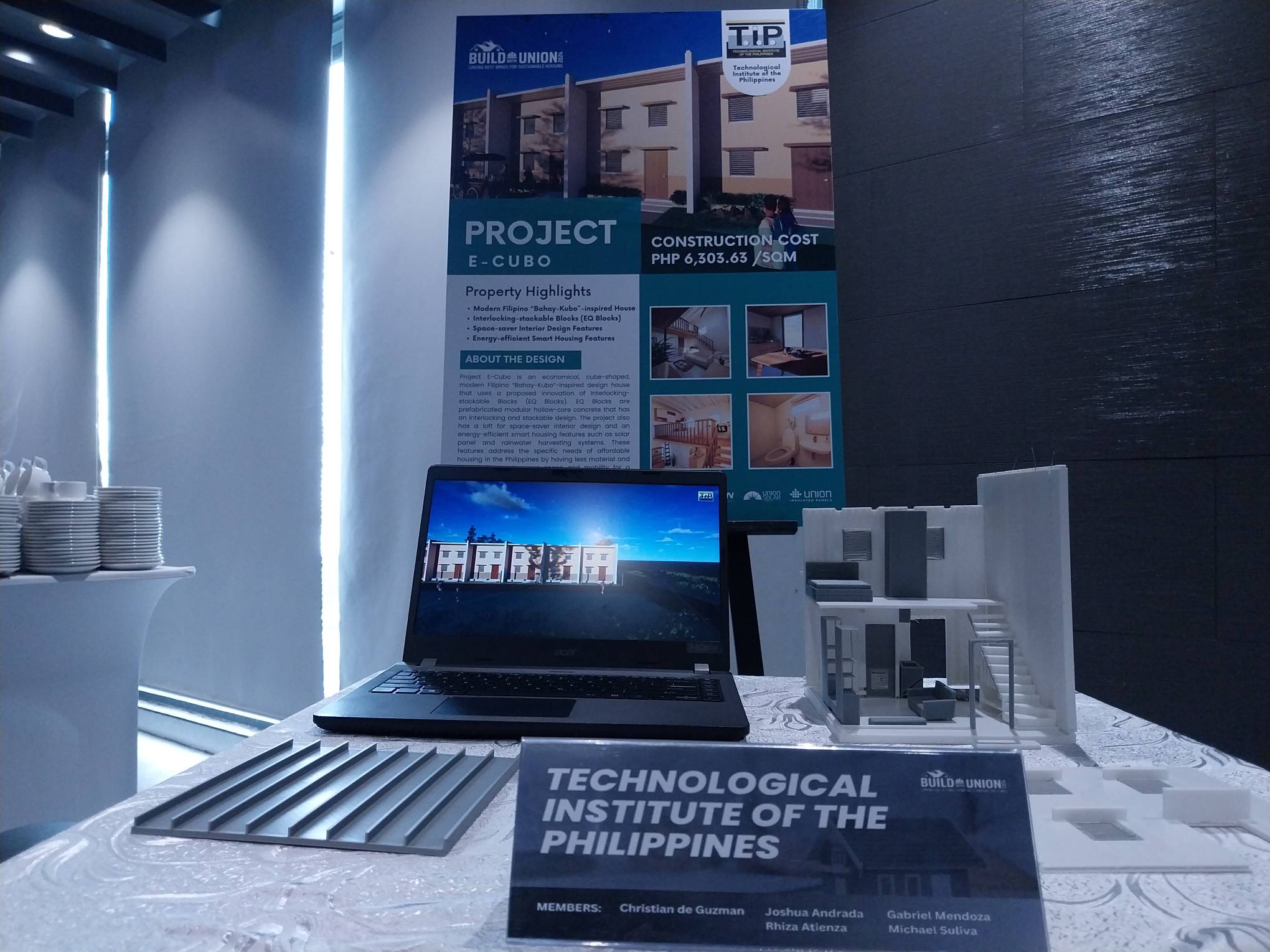 TIP's sustainable housing proposal. Photo by Elle Yap.