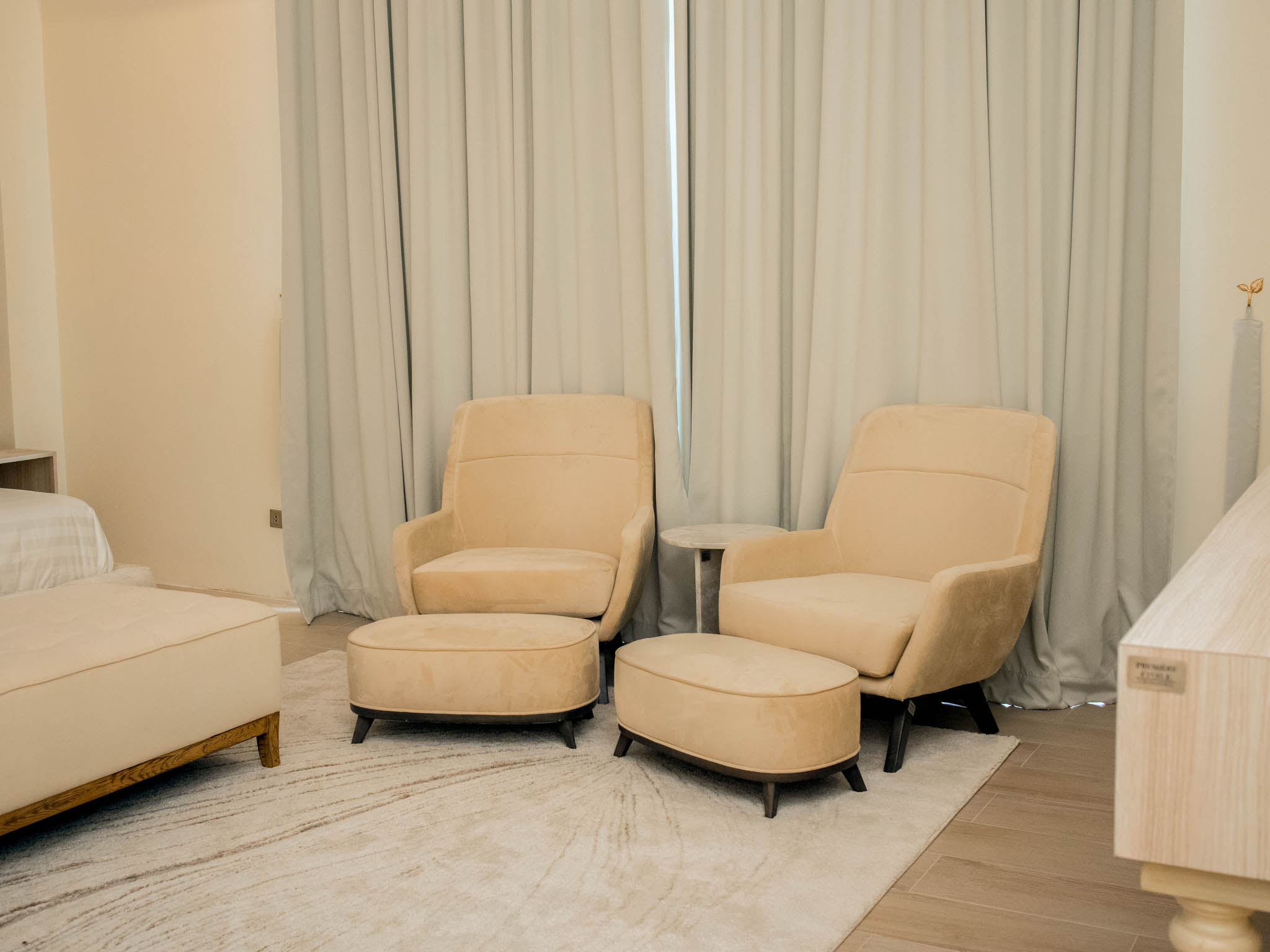 the primary suite of the Nuvali project by Mod and Noble.