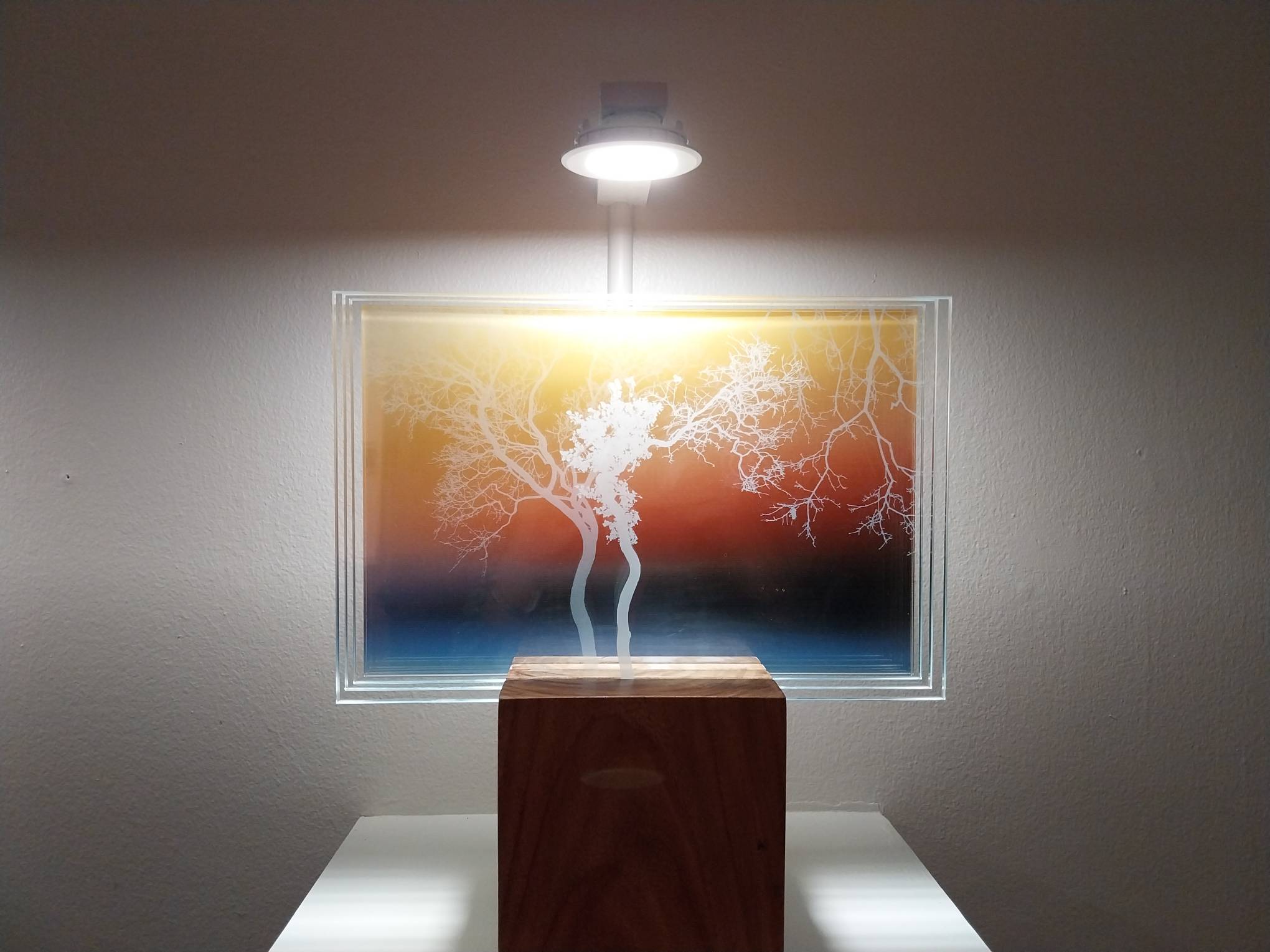 "Luccent" for "Into Light" at Artinformal Gallery.