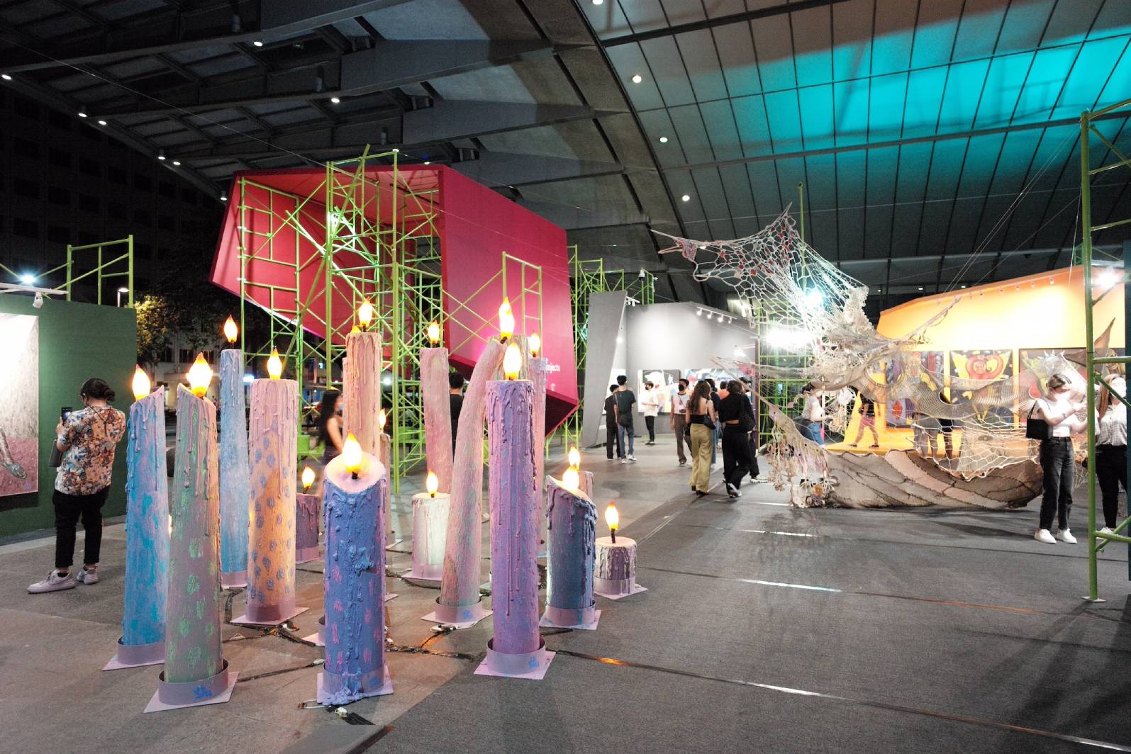 The projects section of Art Fair Philippines in 2022.