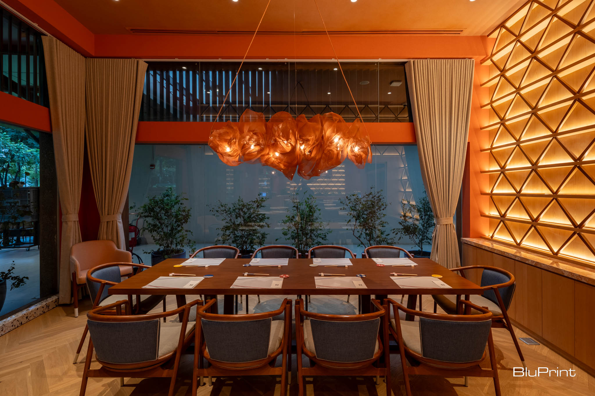 Kazu Cafe's private dining room.