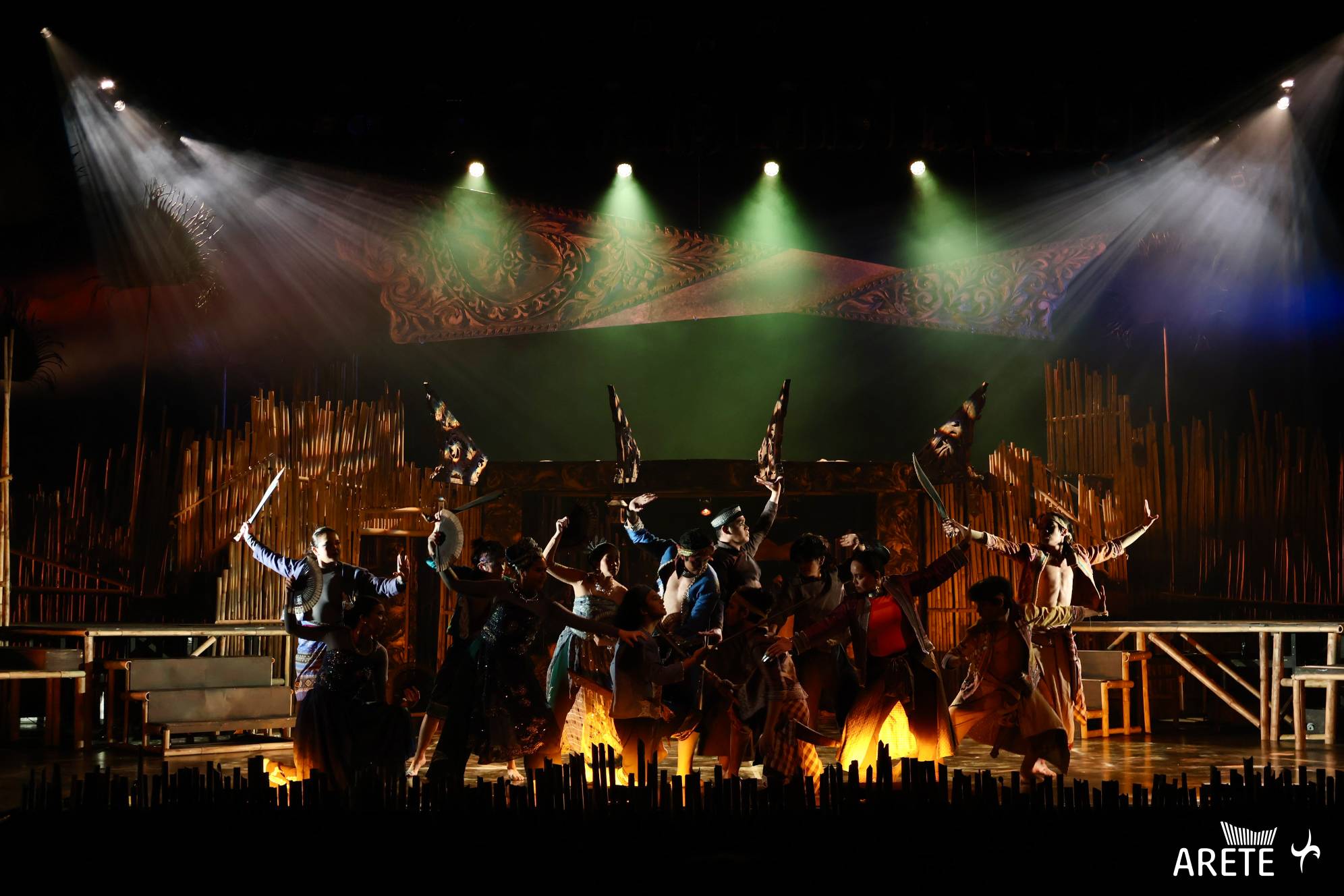 The full set designed by Tata Tuviera for "Sintang Dalisay." Photo by Sophie Prado.