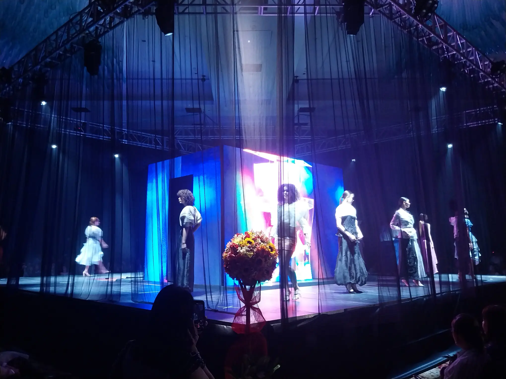 Art couture runway show "Luminous Threads" for "Lamina: A Curated Lifestyle Fair."