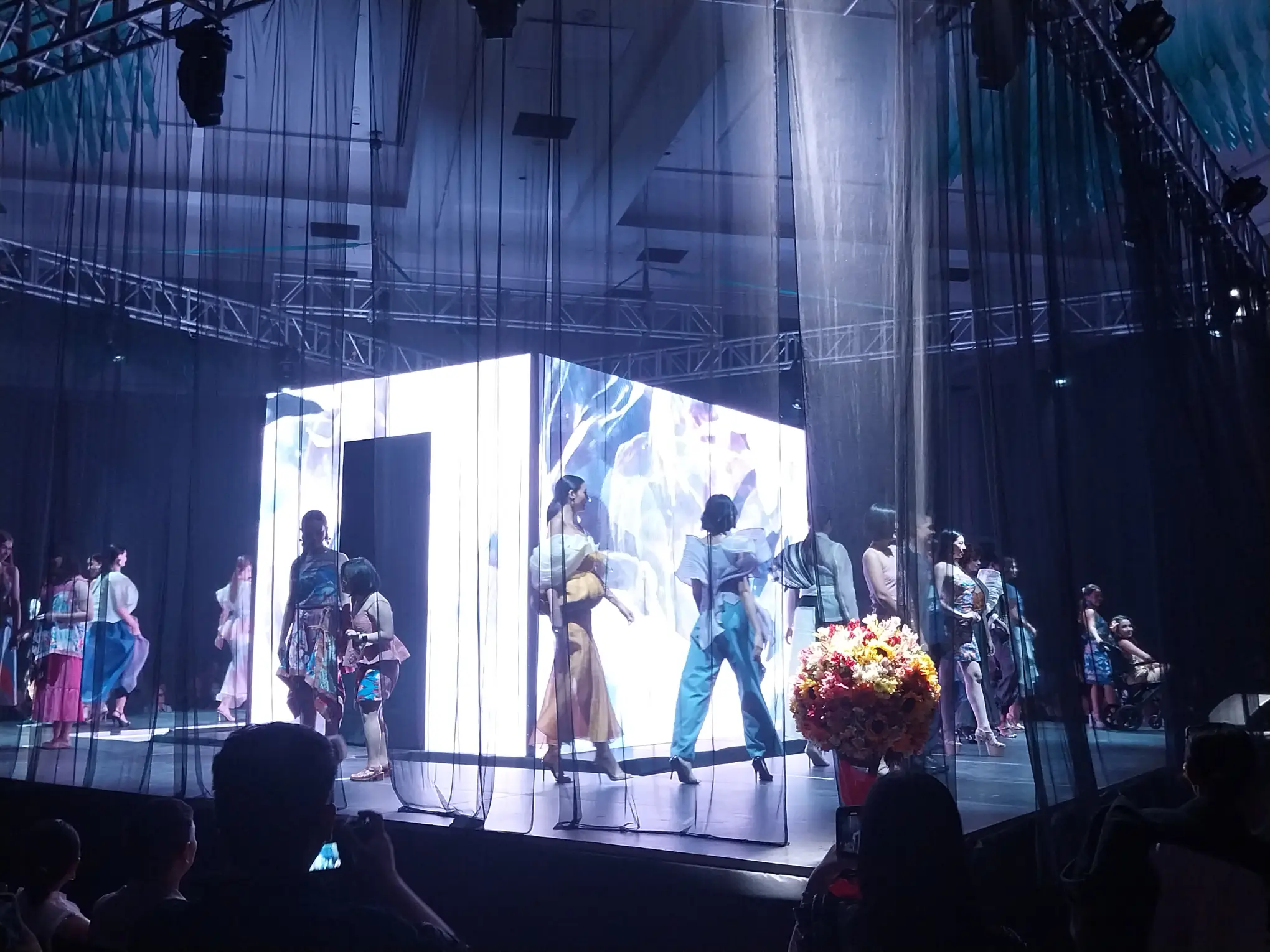 Art couture runway show "Luminous Threads" for "Lamina: A Curated Lifestyle Fair."