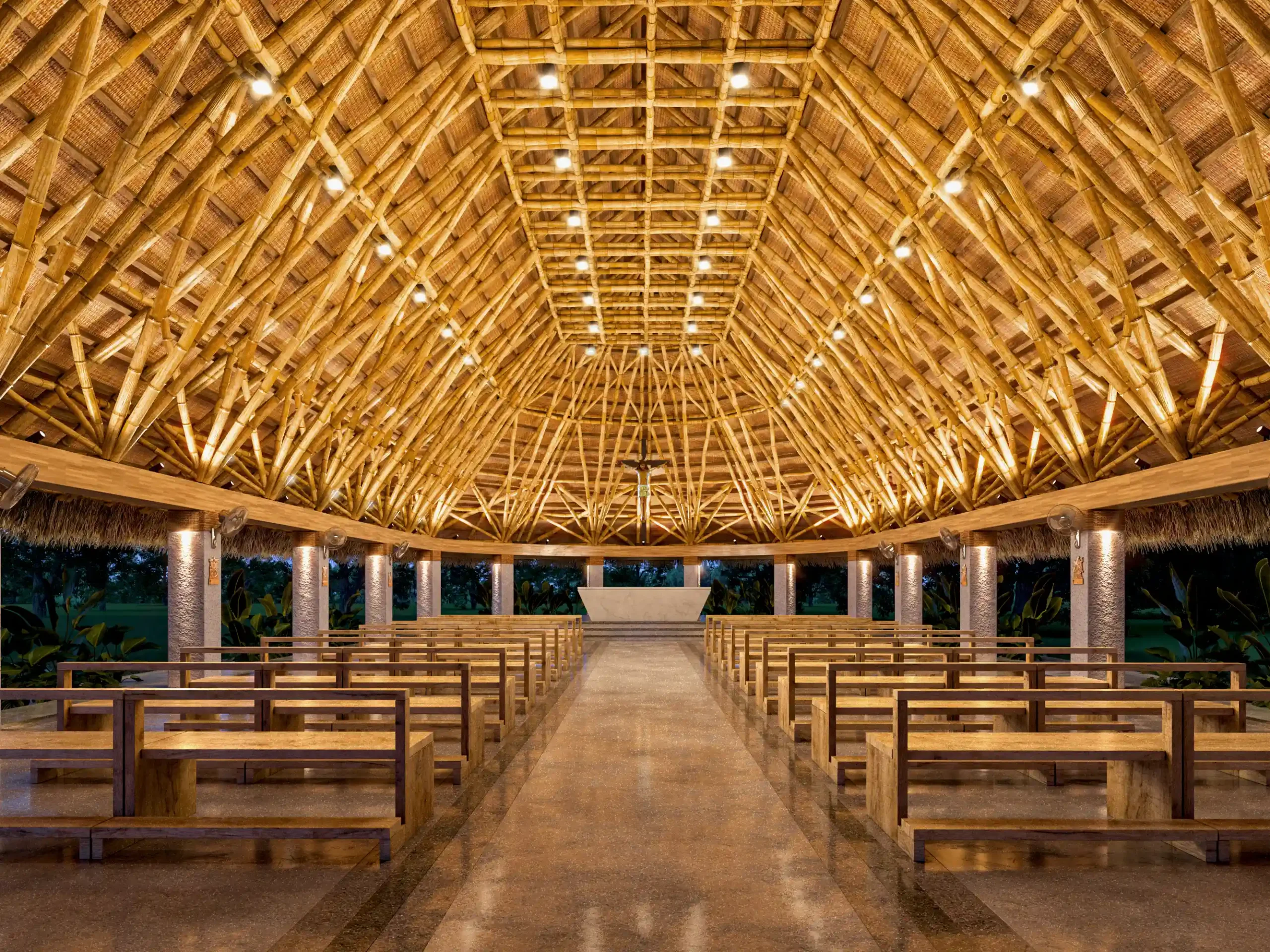 Lio Church by Christian Salandanan of Sangay Architects.