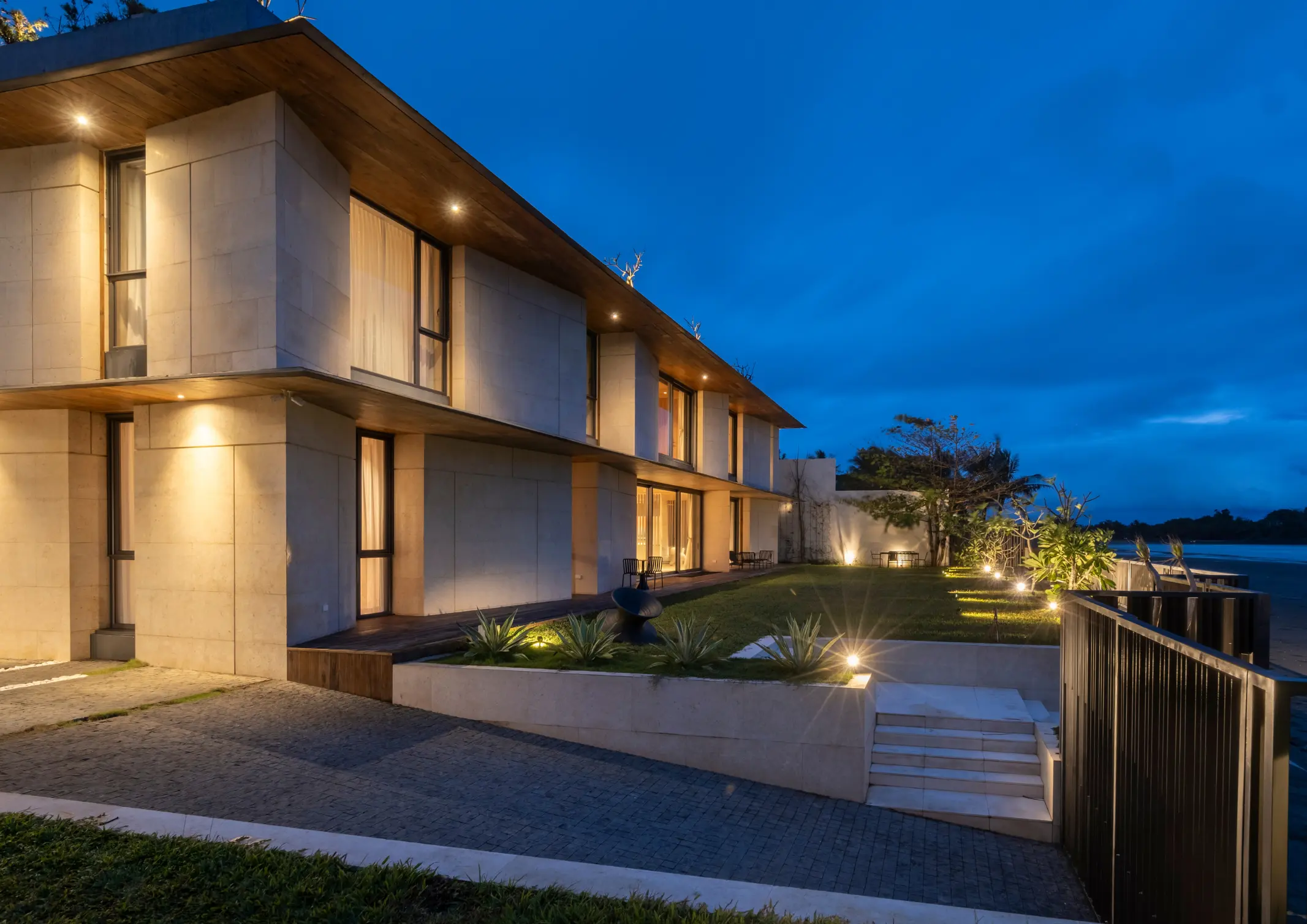 Façade of the Baybay House