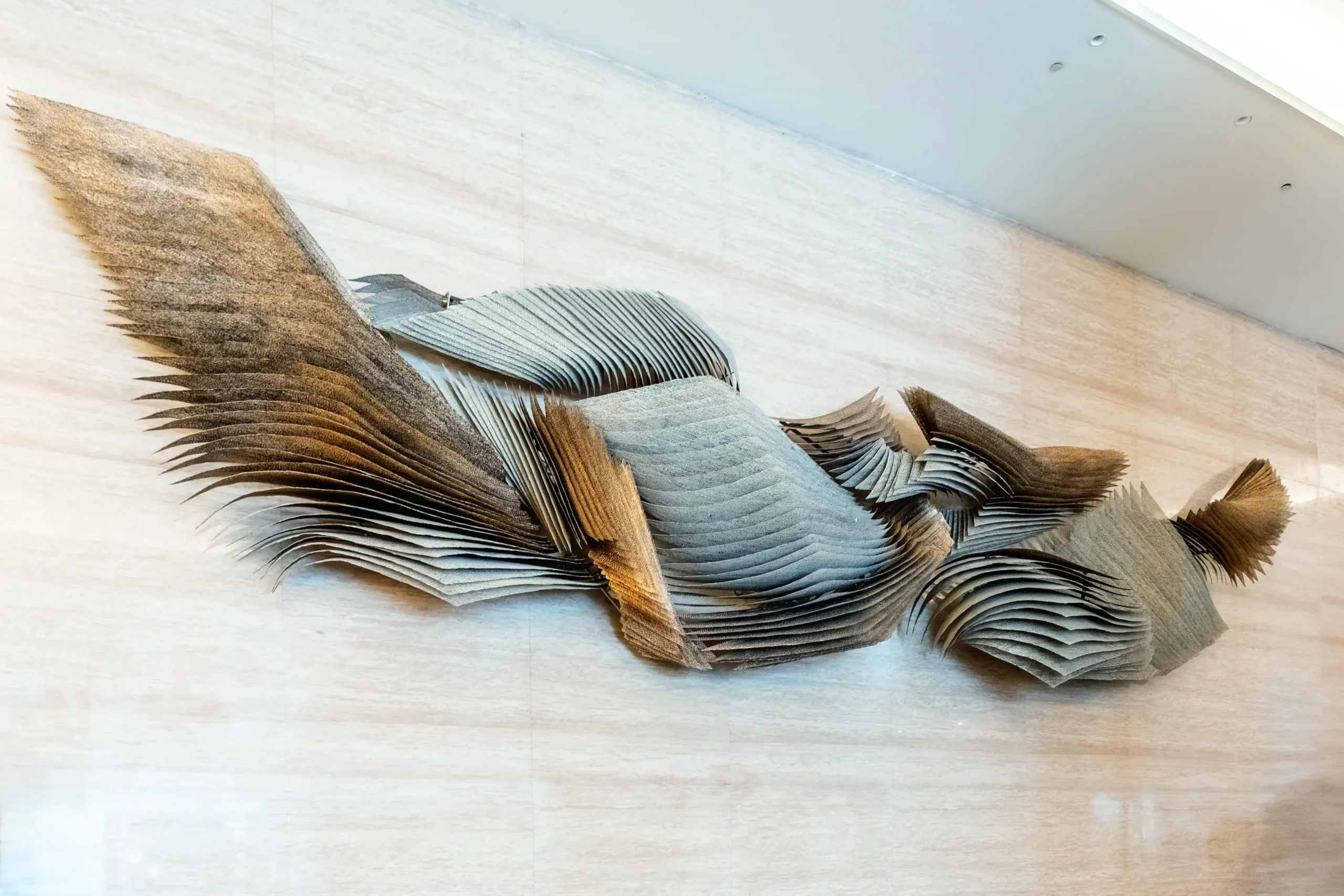 ALON, a metal sculpture displayed at the Solaire Resort North