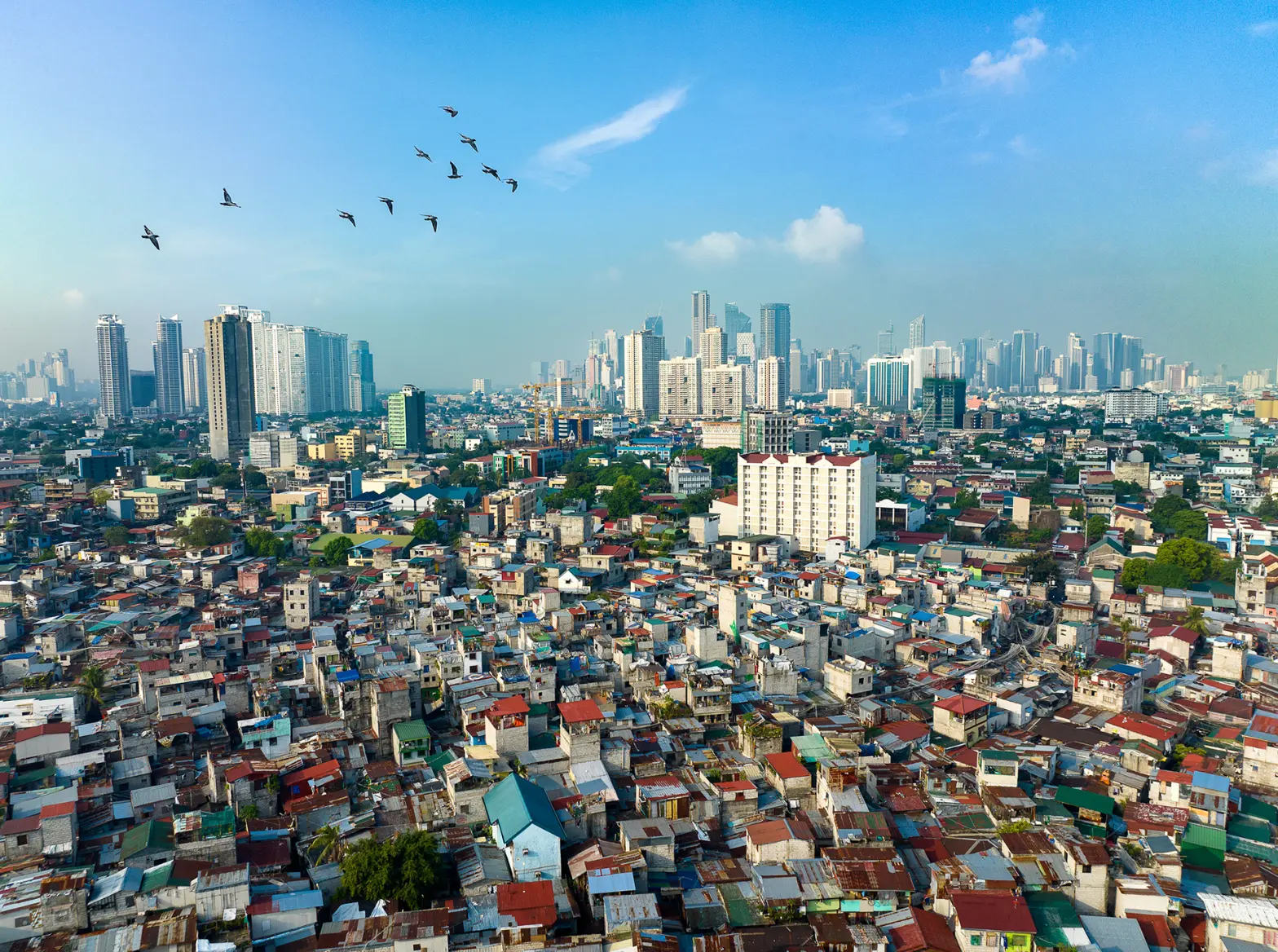 Overview of Mandaluyong and Makati.