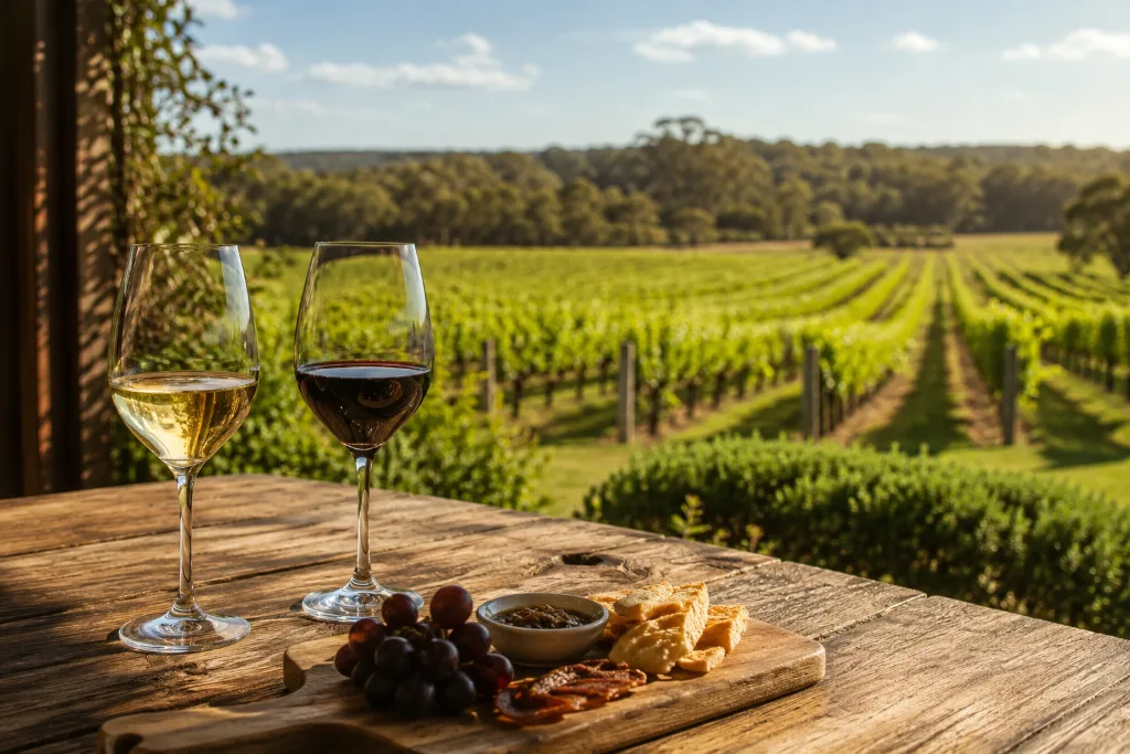 Wine tasting at a South West cellar door near Busselton