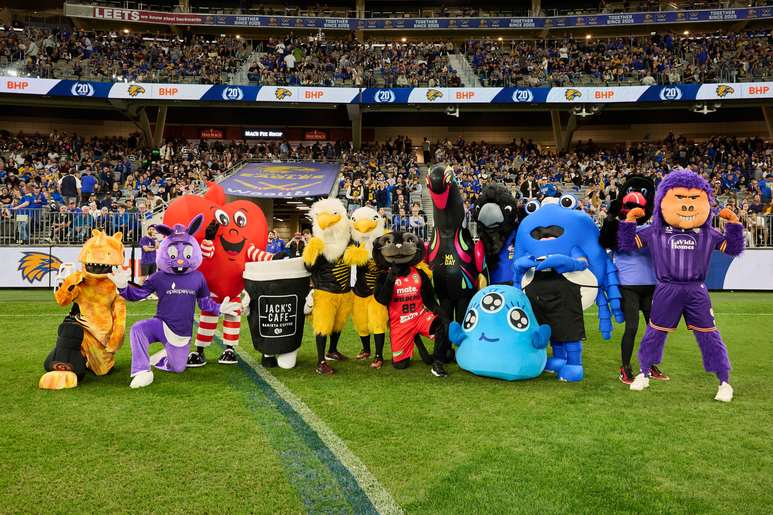 2025 WA Day x West Coast Eagles Mascot Race