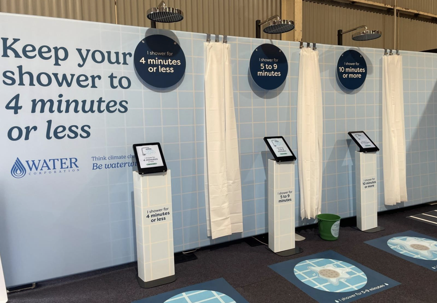 Watercorp The 4-minute shower club
