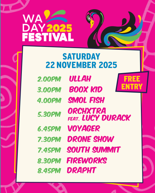 Saturday Main Stage Line Up | Celebratewa