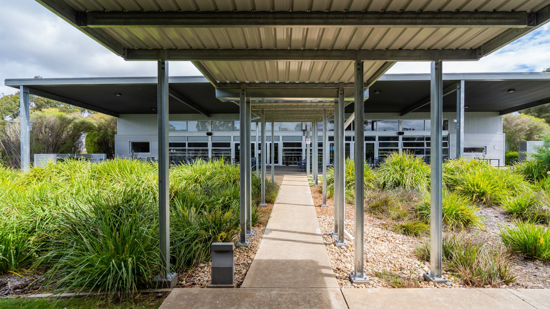 Entrance to RAAF Base common area