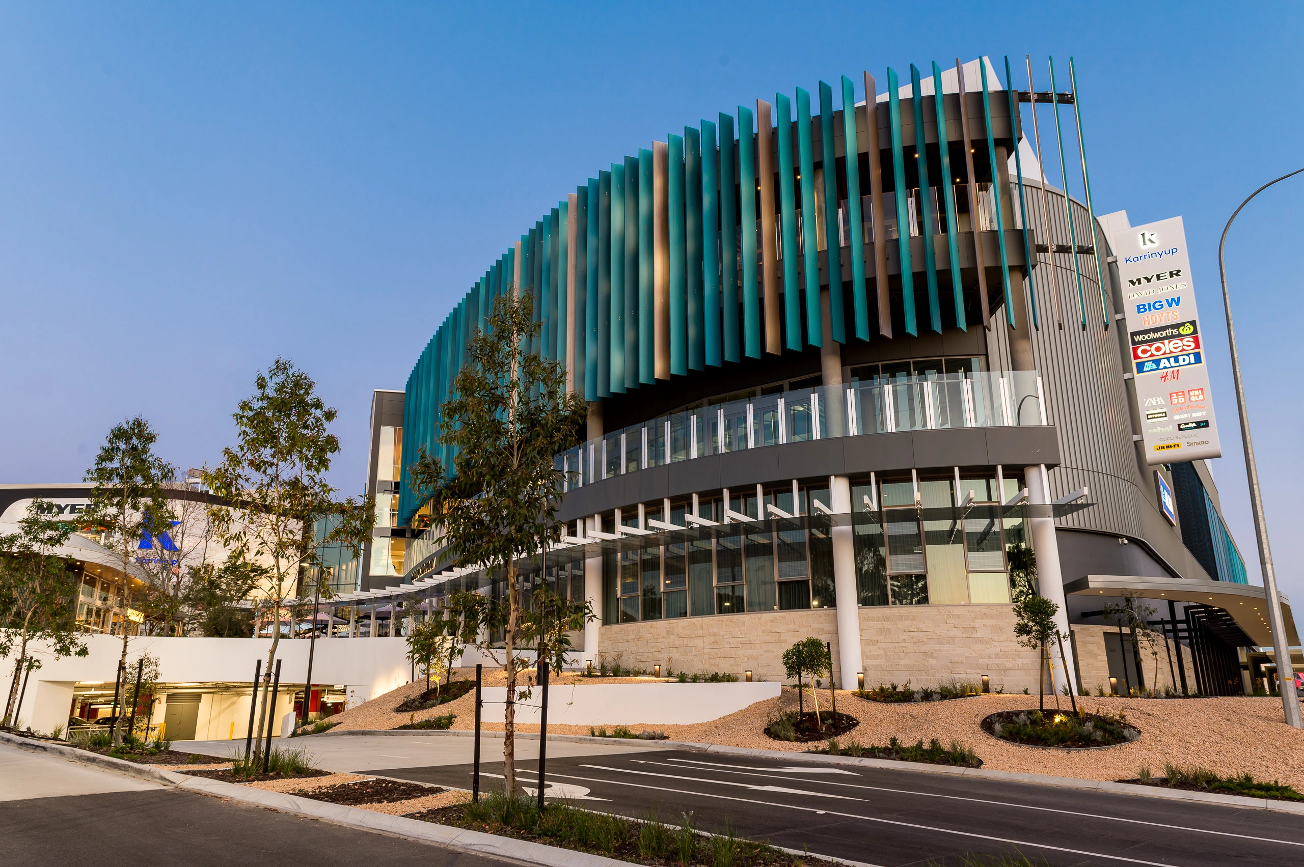 Outside of Karrinyup Shopping Centre