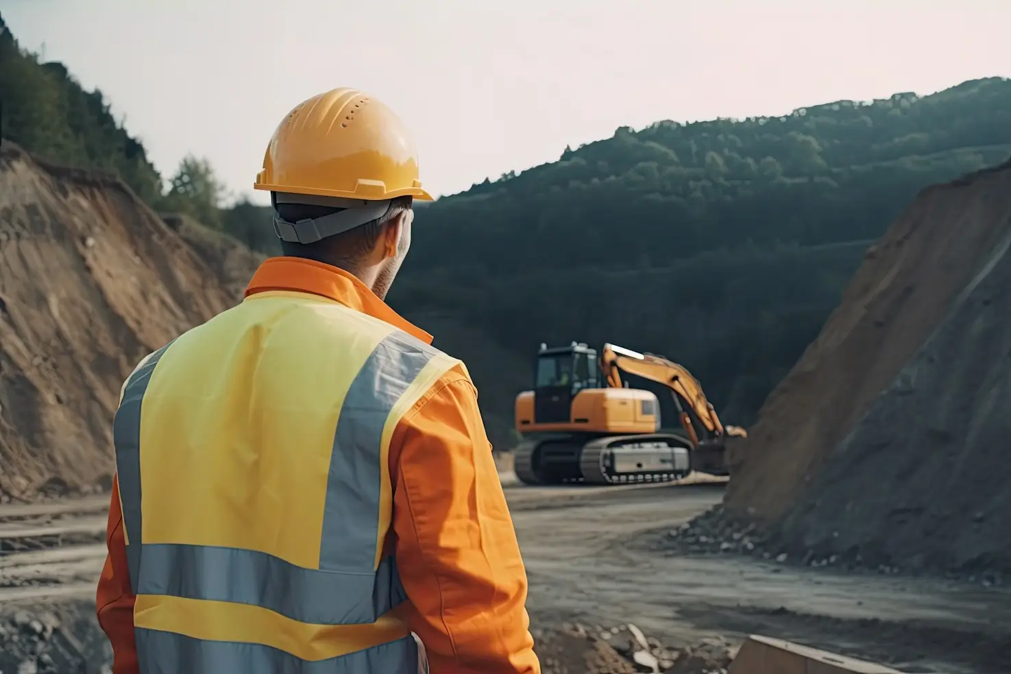 excavator site
