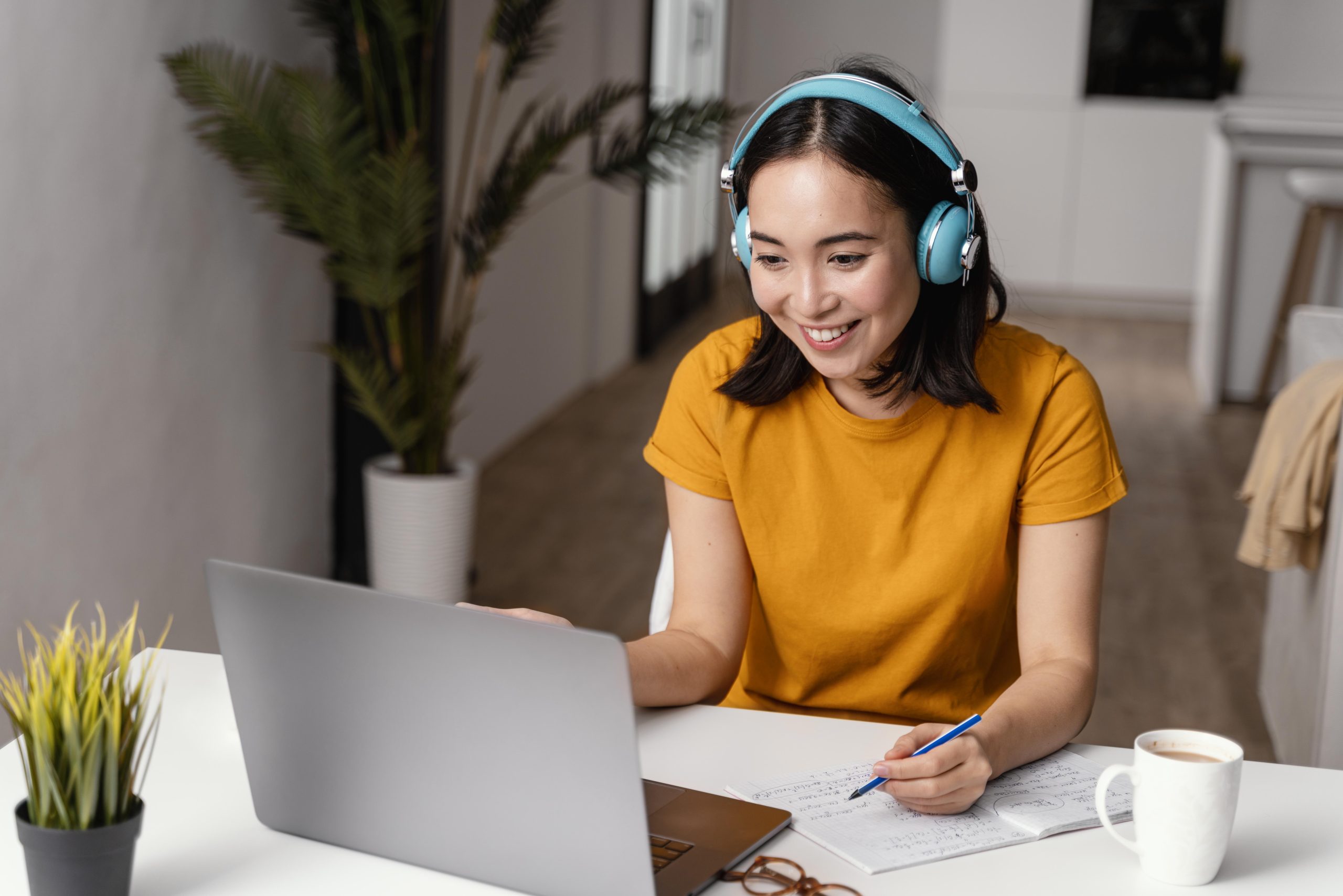 woman-attending-online-class