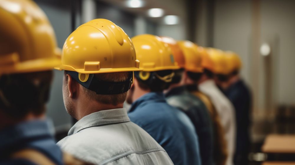 group-people-wearing-yellow-hard-hats-stand-line (2)
