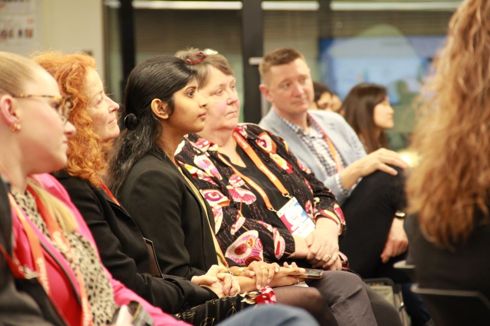 People in audience