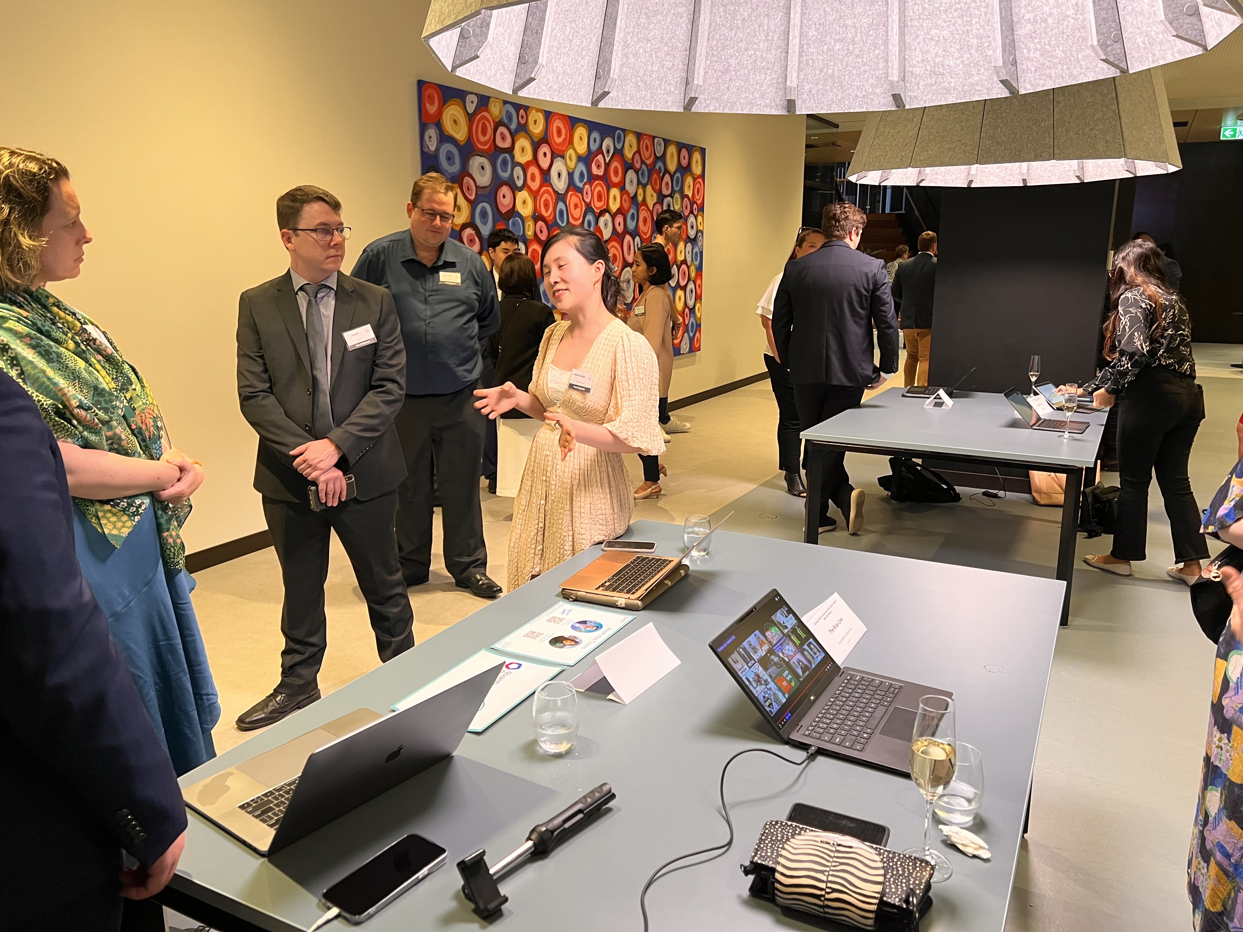 Groups presenting in the Meet the Maker space at the International Red Carpet Awards