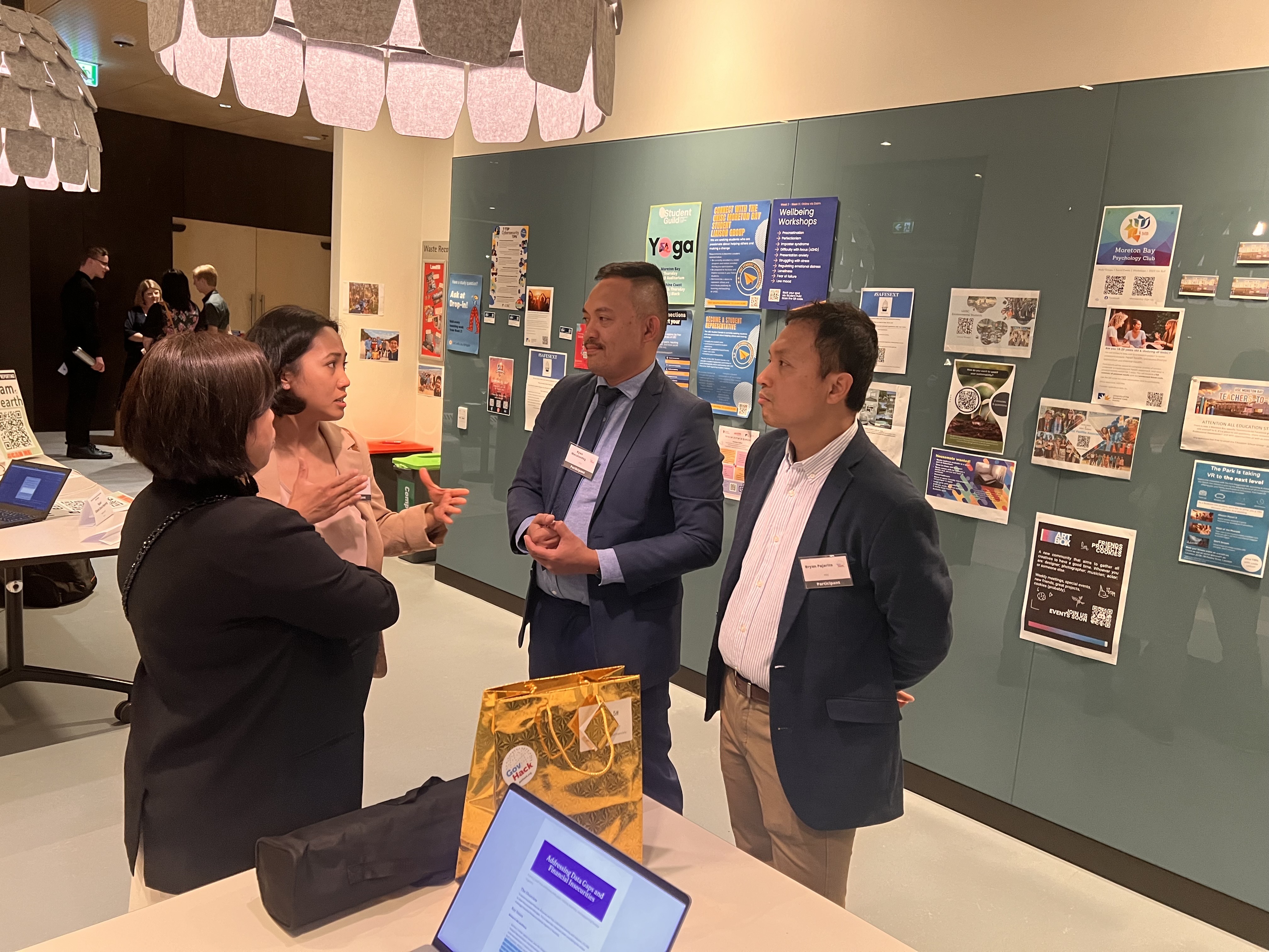 Groups presenting in the Meet the Maker space at the International Red Carpet Awards