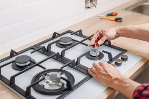gas cooktop installation