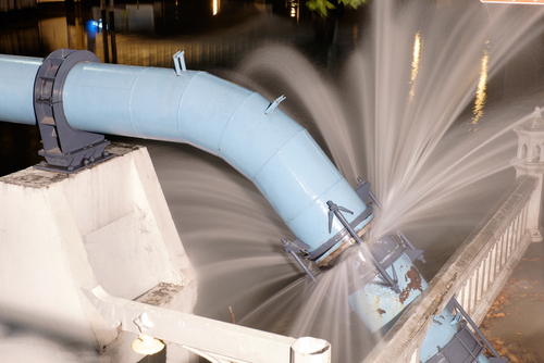 burst water pipes
