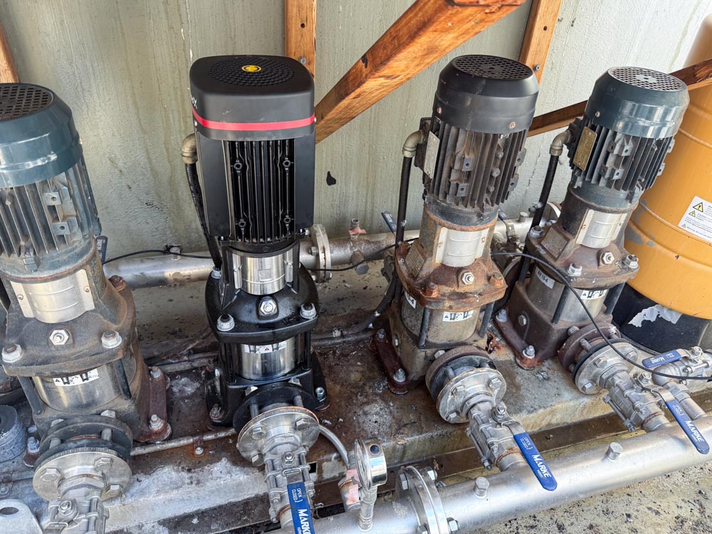 Cold water booster pumps