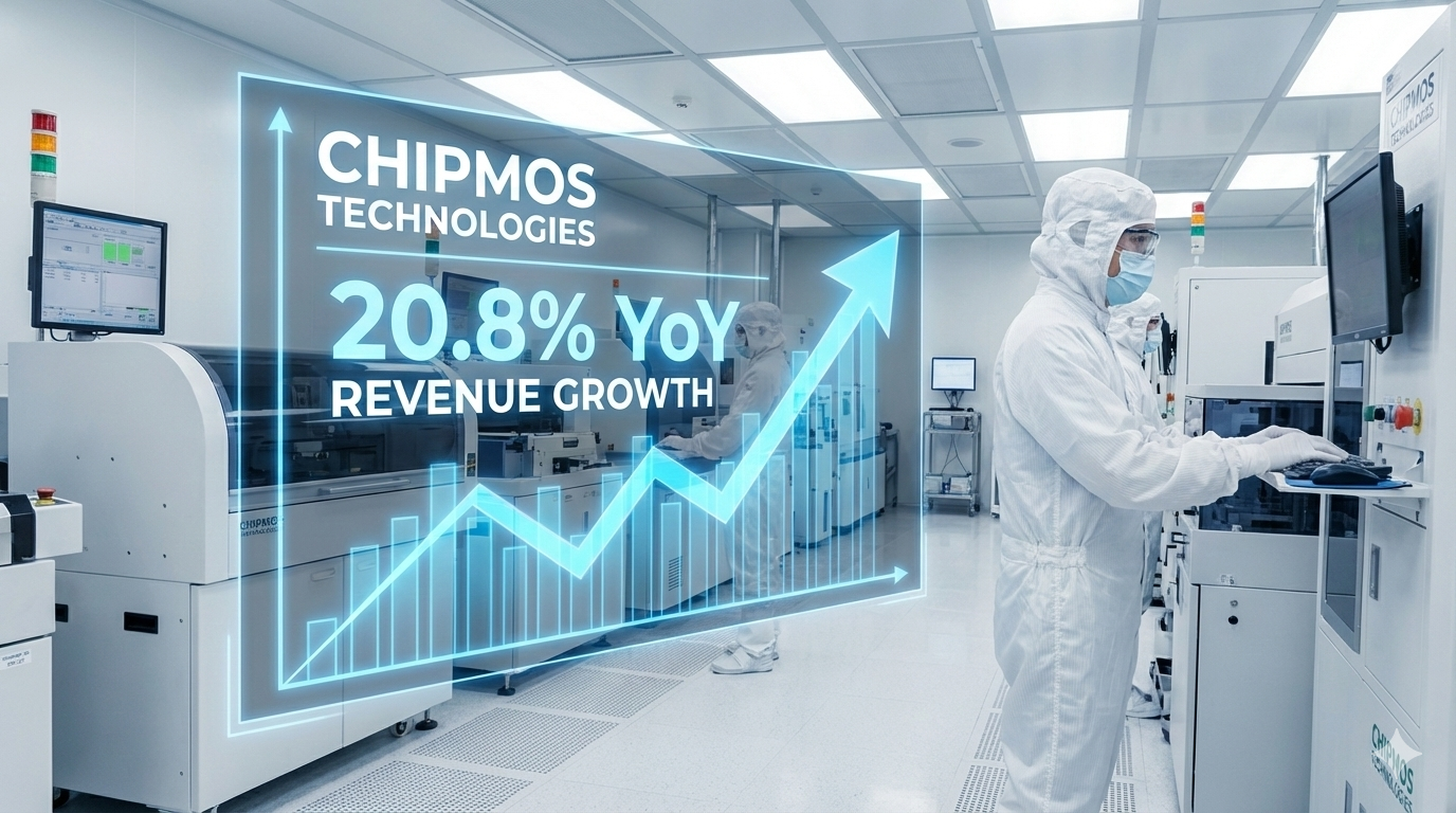 Chipmoss ChipMOS reports 20.8% Q4 revenue growth on AI memory demand | Grafa
