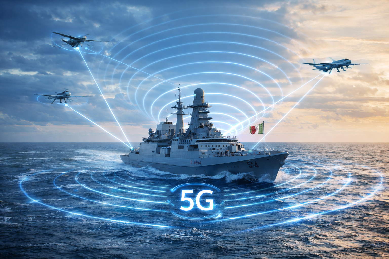 Ericsson, Leonardo, and Italian Navy complete 5G trial | Grafa