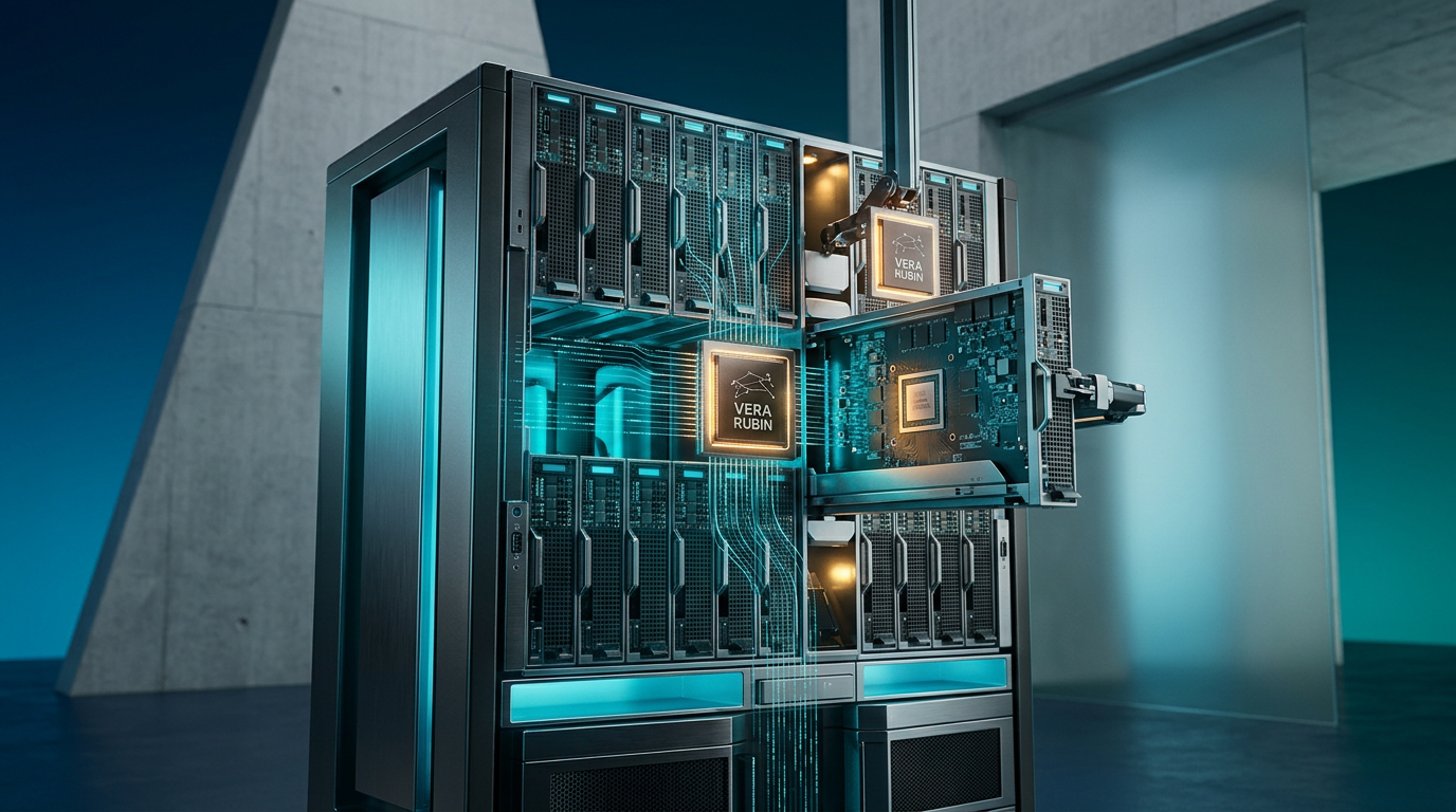 Nebius Server Racks Nebius (NBIS) signs $27B Meta AI infrastructure deal | Grafa