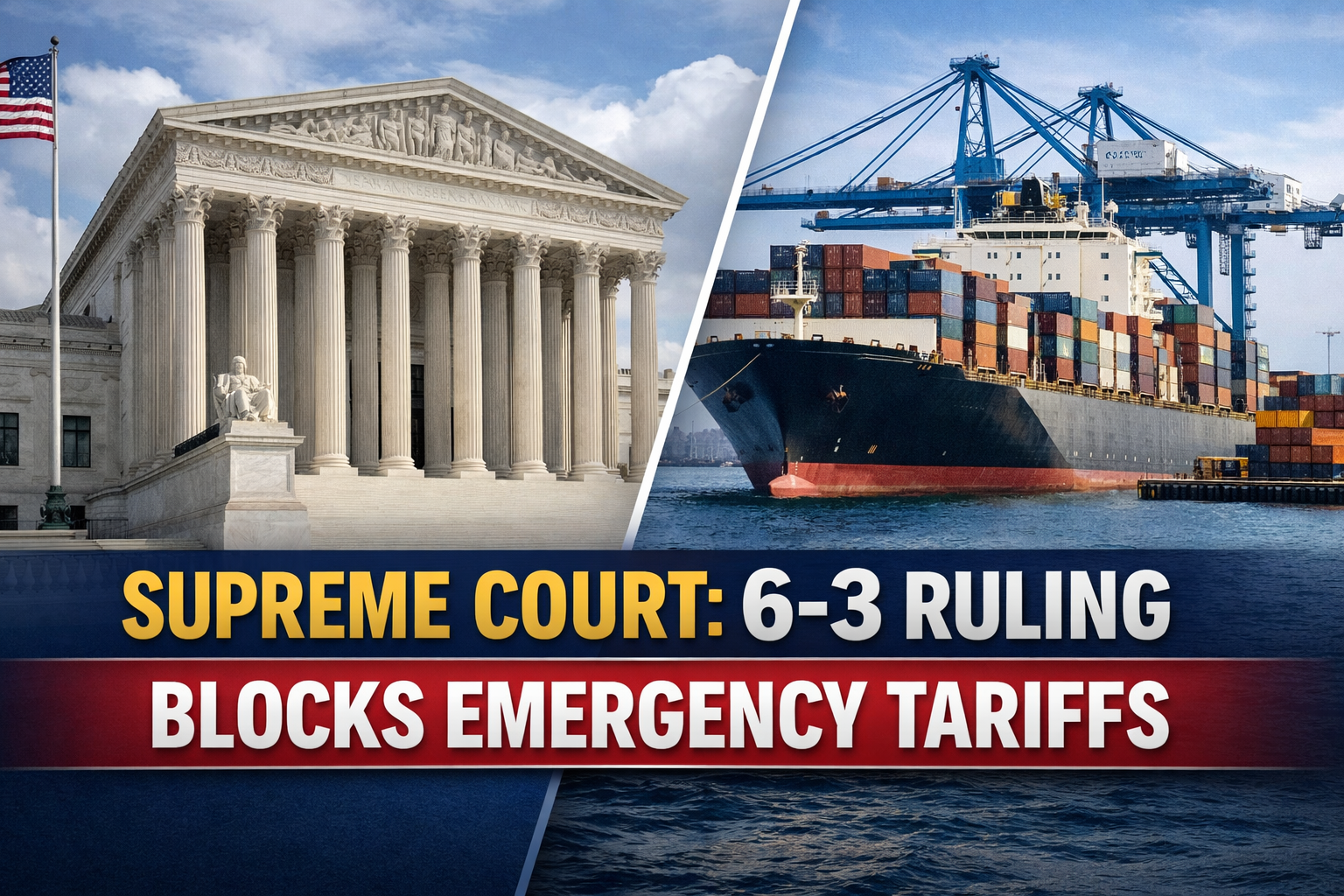 Supreme Court strikes down Trump emergency tariffs in 6-3 ruling | Grafa