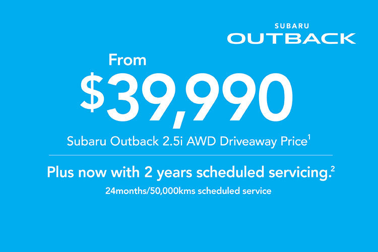 2019 Plate Clearance - Outback 2.5i AWD
