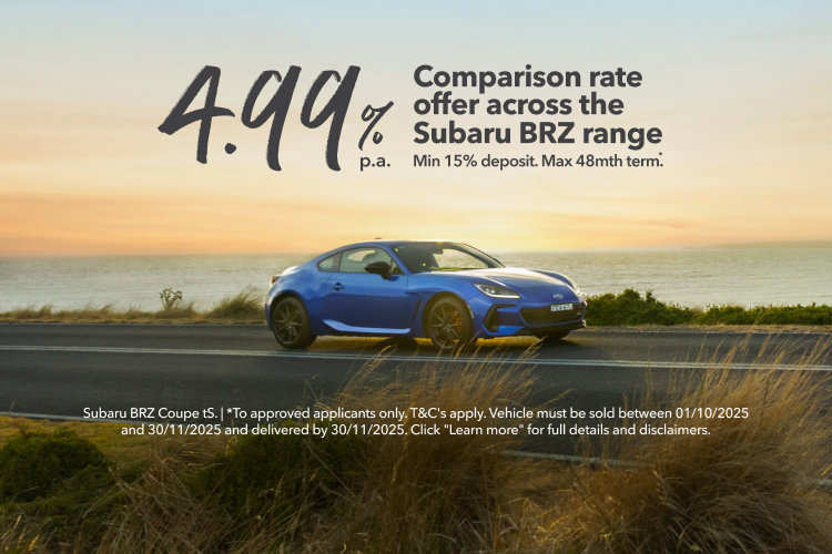 Subaru BRZ finance offer