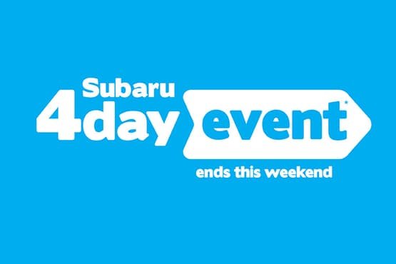 Subaru 4 Day Sale Event