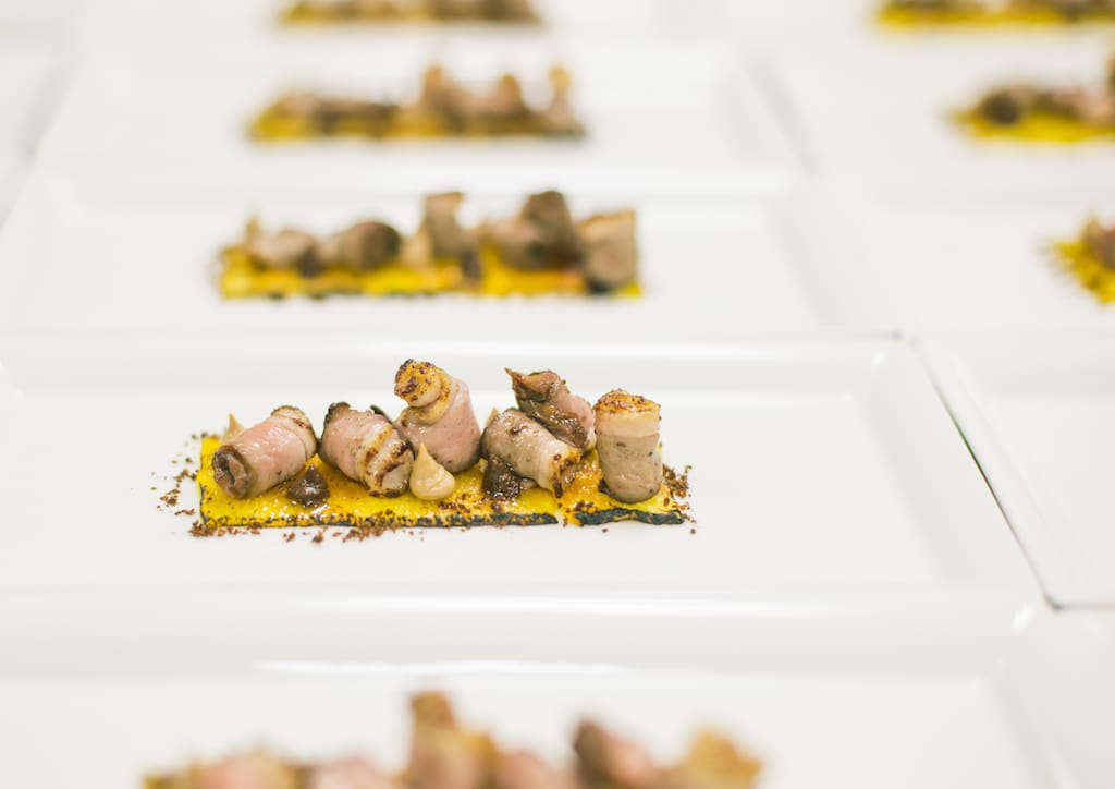 Cinnamon Chocolate Duck Breast - Charred Pineapple, Cashew Mousseline, Toasted Coconut