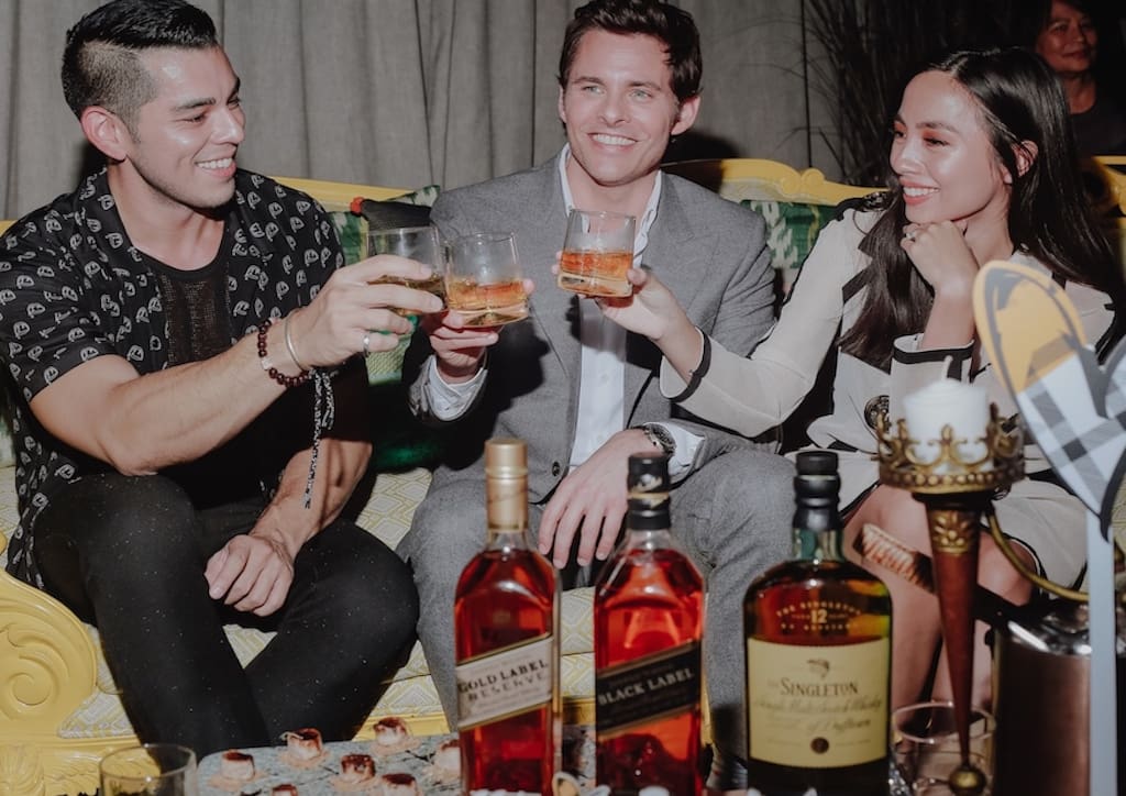 Raymond Gutierrez, James Marsden and Martin Cajucom