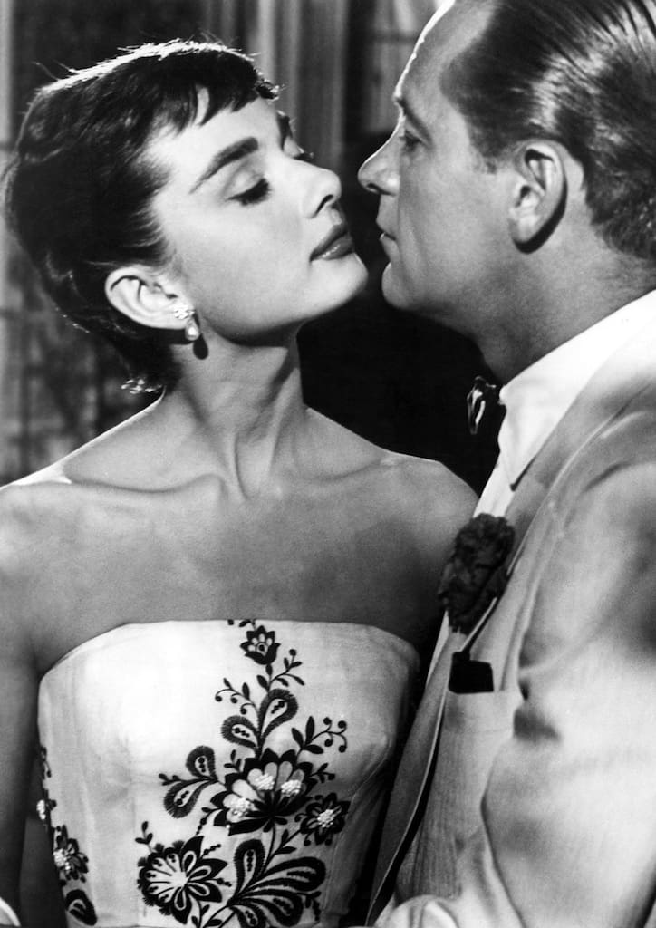 Audrey Hepburn and William Holden in Sabrina (1954)