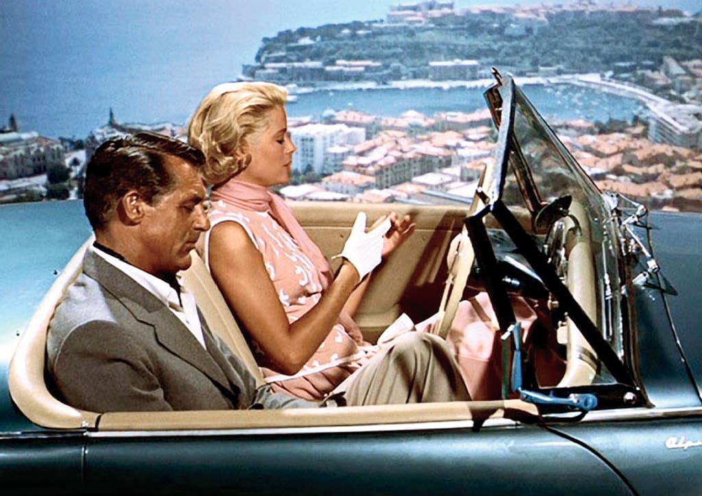 Cary Grant and Grace Kelly in To Catch a Thief (1955)