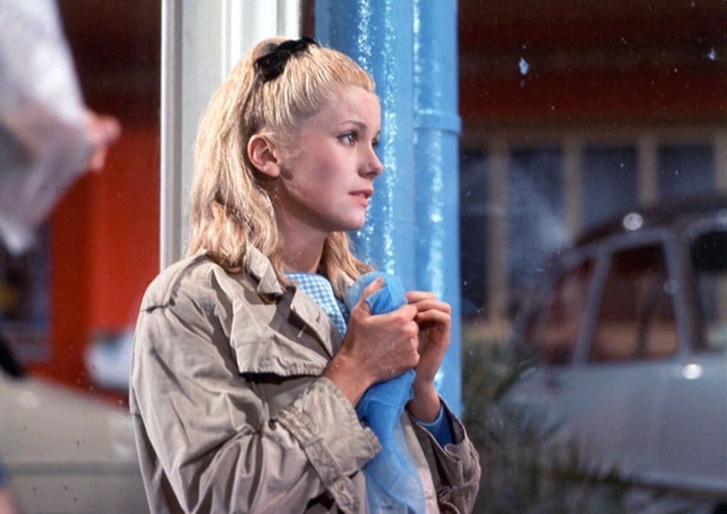 Catharine Deneuve in The Umbrellas of Cherbourg (1964)