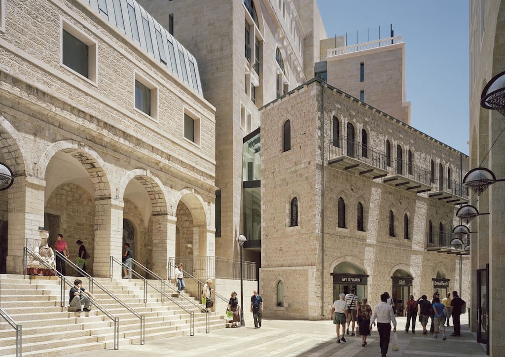 The hotel is made out of local limestone