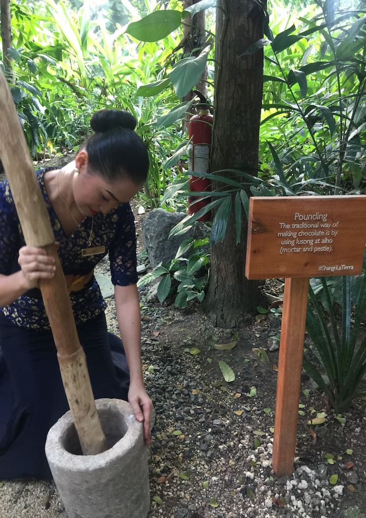 The final stage is called Pounding, and is traditionally done with a mortar and pestle
