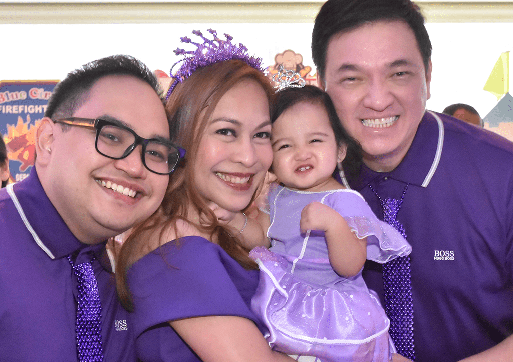 Chaye Cabal Revilla with her family: Rob, Chayeli & Strike Revilla